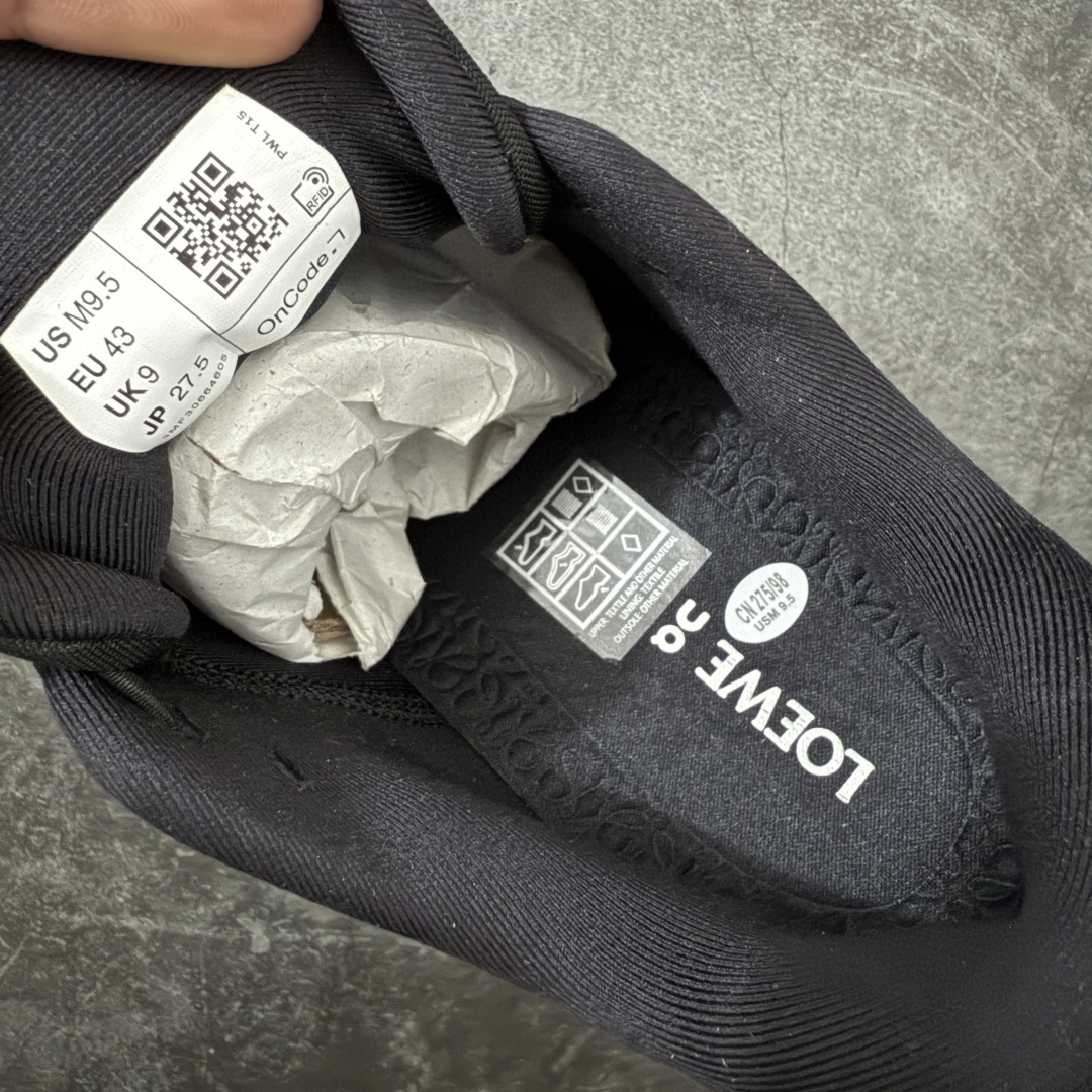 图片[7]-【莞产顶级】LOEWE罗意威 x ON昂跑 联名款 Cloudsolo系列 •原鞋一致橡胶底 原版高弹MD 加爆米花料 •正确后跟小蛮腰 •Logo立体有光泽度 •正确鞋头饱满立体 •鞋舌TPU立体高频 •正确鞋面网布多层厚实材料 •后跟织带高频立体 织带上浆加硬 •正确鞋带头滴胶柔软 •正确鞋垫前薄后厚有弹性（欧奈斯材料，非普通海玻璃） 尺码：36 36.5 37 37.5 38 38.5 39 40 40.5 41 42 42.5 43 44 44.5 45 46（真半码）-选品中心