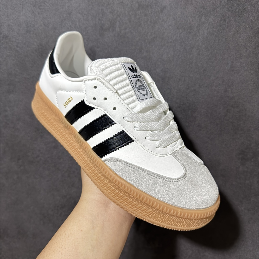图片[3]-【公司级】adidas Samba XLG F百搭单品舒适百搭 潮流增高低帮板鞋 全新的设计Samba XIg 配置全新的渐变adidas鞋盒 加大加厚的鞋型设计 妥妥的时下流行面包鞋 鞋头麂皮加触感厚实牛皮鞋身 简单别致的设计适配不同的穿搭体验 加厚的EVA鞋底 让你重新体现不一样的SAMBA 时尚的潮流密码紧致的体现在简约的T头Samba XIg 货号：IE1377 尺码：36-45无半码-选品中心