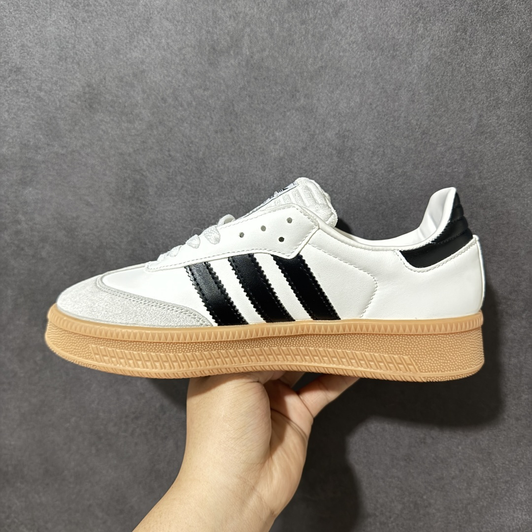 图片[2]-【公司级】adidas Samba XLG F百搭单品舒适百搭 潮流增高低帮板鞋 全新的设计Samba XIg 配置全新的渐变adidas鞋盒 加大加厚的鞋型设计 妥妥的时下流行面包鞋 鞋头麂皮加触感厚实牛皮鞋身 简单别致的设计适配不同的穿搭体验 加厚的EVA鞋底 让你重新体现不一样的SAMBA 时尚的潮流密码紧致的体现在简约的T头Samba XIg 货号：IE1377 尺码：36-45无半码-选品中心