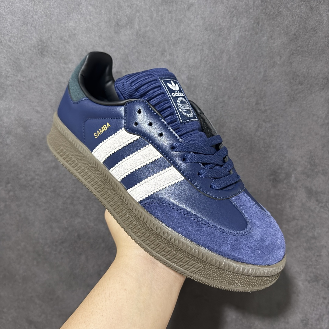图片[3]-【公司级】adidas Samba XLG F百搭单品舒适百搭 潮流增高低帮板鞋 全新的设计Samba XIg 配置全新的渐变adidas鞋盒 加大加厚的鞋型设计 妥妥的时下流行面包鞋 鞋头麂皮加触感厚实牛皮鞋身 简单别致的设计适配不同的穿搭体验 加厚的EVA鞋底 让你重新体现不一样的SAMBA 时尚的潮流密码紧致的体现在简约的T头Samba XIg 货号：IE9179 尺码：36-45无半码-选品中心