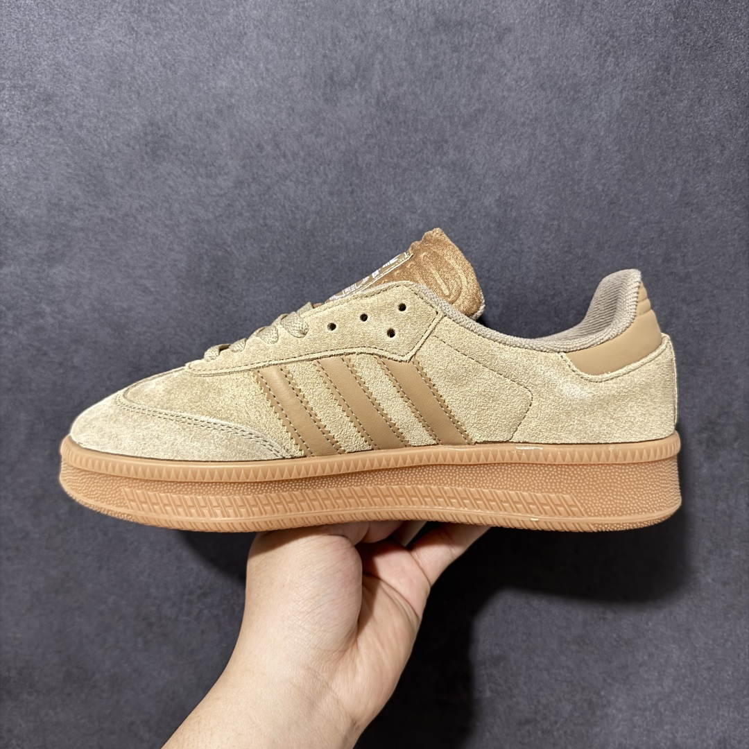 图片[2]-【公司级】adidas Samba XLG F百搭单品舒适百搭 潮流增高低帮板鞋 全新的设计Samba XIg 配置全新的渐变adidas鞋盒 加大加厚的鞋型设计 妥妥的时下流行面包鞋 鞋头麂皮加触感厚实牛皮鞋身 简单别致的设计适配不同的穿搭体验 加厚的EVA鞋底 让你重新体现不一样的SAMBA 时尚的潮流密码紧致的体现在简约的T头Samba XIg 货号：IG6289 尺码：36-45无半码-选品中心
