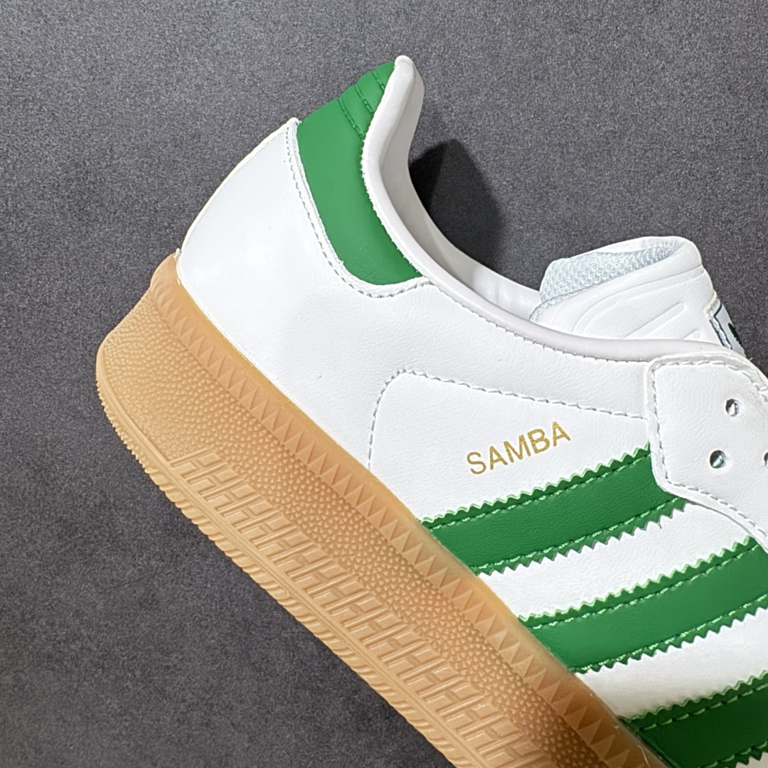图片[7]-【公司级】adidas Samba XLG F百搭单品舒适百搭 潮流增高低帮板鞋 全新的设计Samba XIg 配置全新的渐变adidas鞋盒 加大加厚的鞋型设计 妥妥的时下流行面包鞋 鞋头麂皮加触感厚实牛皮鞋身 简单别致的设计适配不同的穿搭体验 加厚的EVA鞋底 让你重新体现不一样的SAMBA 时尚的潮流密码紧致的体现在简约的T头Samba XIg 货号：IG1025 尺码：36-45无半码-选品中心