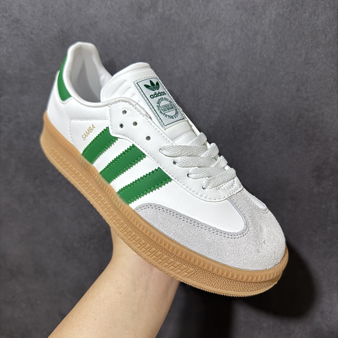 图片[3]-【公司级】adidas Samba XLG F百搭单品舒适百搭 潮流增高低帮板鞋 全新的设计Samba XIg 配置全新的渐变adidas鞋盒 加大加厚的鞋型设计 妥妥的时下流行面包鞋 鞋头麂皮加触感厚实牛皮鞋身 简单别致的设计适配不同的穿搭体验 加厚的EVA鞋底 让你重新体现不一样的SAMBA 时尚的潮流密码紧致的体现在简约的T头Samba XIg 货号：IG1025 尺码：36-45无半码-选品中心