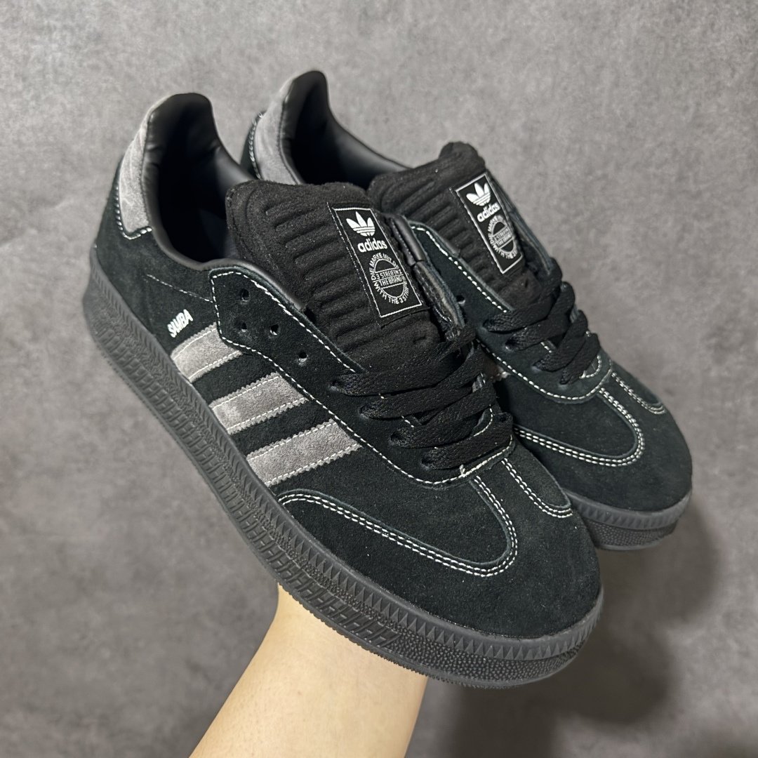 图片[5]-【公司级】adidas Samba XLG F百搭单品舒适百搭 潮流增高低帮板鞋 全新的设计Samba XIg 配置全新的渐变adidas鞋盒 加大加厚的鞋型设计 妥妥的时下流行面包鞋 鞋头麂皮加触感厚实牛皮鞋身 简单别致的设计适配不同的穿搭体验 加厚的EVA鞋底 让你重新体现不一样的SAMBA 时尚的潮流密码紧致的体现在简约的T头Samba XIg 尺码：36-45无半码-选品中心