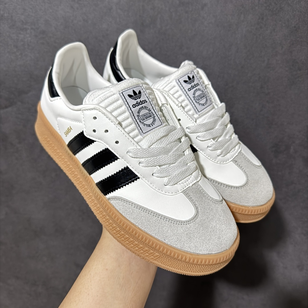 图片[7]-【公司级】adidas Samba XLG F百搭单品舒适百搭 潮流增高低帮板鞋 全新的设计Samba XIg 配置全新的渐变adidas鞋盒 加大加厚的鞋型设计 妥妥的时下流行面包鞋 鞋头麂皮加触感厚实牛皮鞋身 简单别致的设计适配不同的穿搭体验 加厚的EVA鞋底 让你重新体现不一样的SAMBA 时尚的潮流密码紧致的体现在简约的T头Samba XIg 尺码：36-45无半码-选品中心