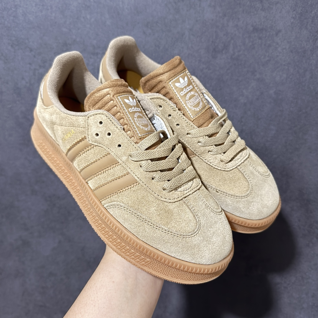 图片[3]-【公司级】adidas Samba XLG F百搭单品舒适百搭 潮流增高低帮板鞋 全新的设计Samba XIg 配置全新的渐变adidas鞋盒 加大加厚的鞋型设计 妥妥的时下流行面包鞋 鞋头麂皮加触感厚实牛皮鞋身 简单别致的设计适配不同的穿搭体验 加厚的EVA鞋底 让你重新体现不一样的SAMBA 时尚的潮流密码紧致的体现在简约的T头Samba XIg 尺码：36-45无半码-选品中心