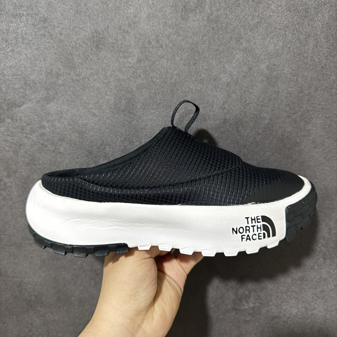 【外贸版】北面 THE NORTH FACE 低帮休闲凉拖鞋 包头拖鞋 毛毛虫一脚蹬 休闲半拖拖鞋 复古百搭厚底增高运动板鞋 居家室内外一脚蹬休闲面包鞋采用尼龙帆布鞋面材质#外置轻量PU鞋底 类型：男女鞋 尺码：36-45含半码-选品中心