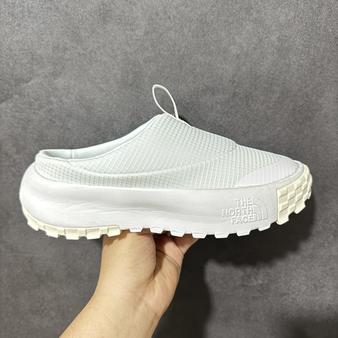 【外贸版】北面 THE NORTH FACE 低帮休闲凉拖鞋 包头拖鞋 毛毛虫一脚蹬 休闲半拖拖鞋 复古百搭厚底增高运动板鞋 居家室内外一脚蹬休闲面包鞋采用尼龙帆布鞋面材质#外置轻量PU鞋底 类型：男女鞋 尺码：36-45含半码-选品中心