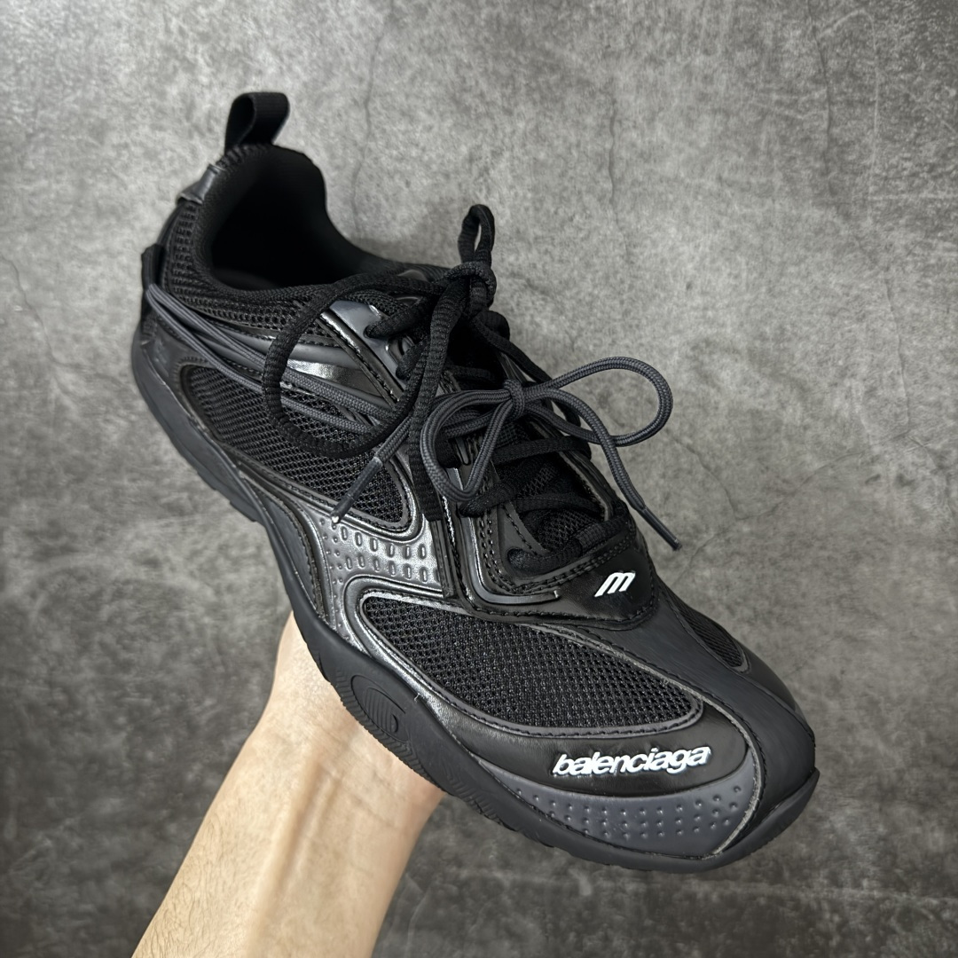 图片[3]-【XA版本】Balenciaga巴黎世家 Radar 圆头系带 做旧效果 低帮 生活休闲鞋 男款 黑色 巴黎世家25代 轻薄款经典黑出货 这个非常适合春夏季 很薄很轻 摆脱了巴黎世家往昔那种笨重的观念 尺码：35-46-选品中心