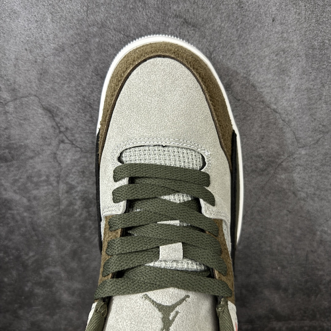 图片[5]-【纯原版】Air Jordan Retro Flight Court SP低帮 AJ低邦 乔丹篮球鞋系列 目前市场最正确版本 头层翻毛＋头层皮 区别市场通货 正确针织鞋码效果 版型完美 正确私模大底 鞋款整体以翻毛皮打造，搭配侧身头层皮面框架，鞋舌及后跟Jumpman Logo分别采用刺绣点缀，后跟侧身Flighth字样也辅以刺绣呈现，秉承轻量化的速度型篮球鞋设计思想完成设计，降低重量的同时提升舒适度，中底延续前作使用了分离式后掌可视化Air Soleb气垫。鞋带孔和后跟鞋提以籃网为造型灵感，将篮球运动巧妙融入到鞋款的设计之中，使鞋身整体富有流动性、节奏感和优雅气质。 货号：HF3255-301 尺码：36 36.5 37.5 38 38.5 39 40 40.5 41 42 42.5 43 44 44.5 45-选品中心