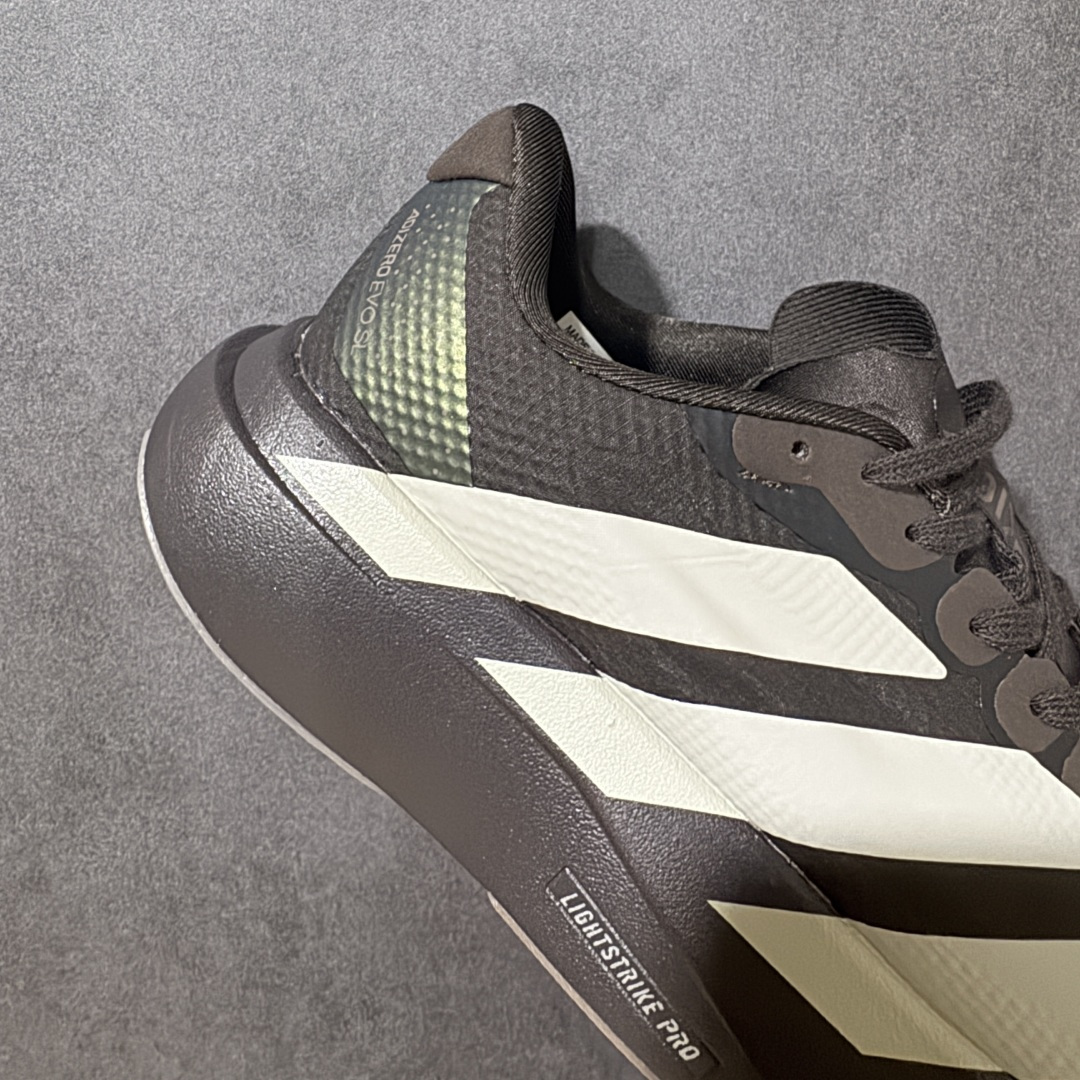 图片[7]-【公司级】Adidas Adizero Evo SL 阿迪超轻透气缓震跑鞋  #以令人难以置信的138克重量，刷新了跑鞋轻量化的记录，阿迪在材料科学和工艺技术上的深厚积累。  #全新鞋款采用Lightweight Upper材料，让穿着者几乎能够体验到一种\”裸足\”的感觉 货号：KJ2002  尺码：36 36.5 37 38 38.5 39 40 40.5 41 42 42.5 43 44 44.5 45-选品中心