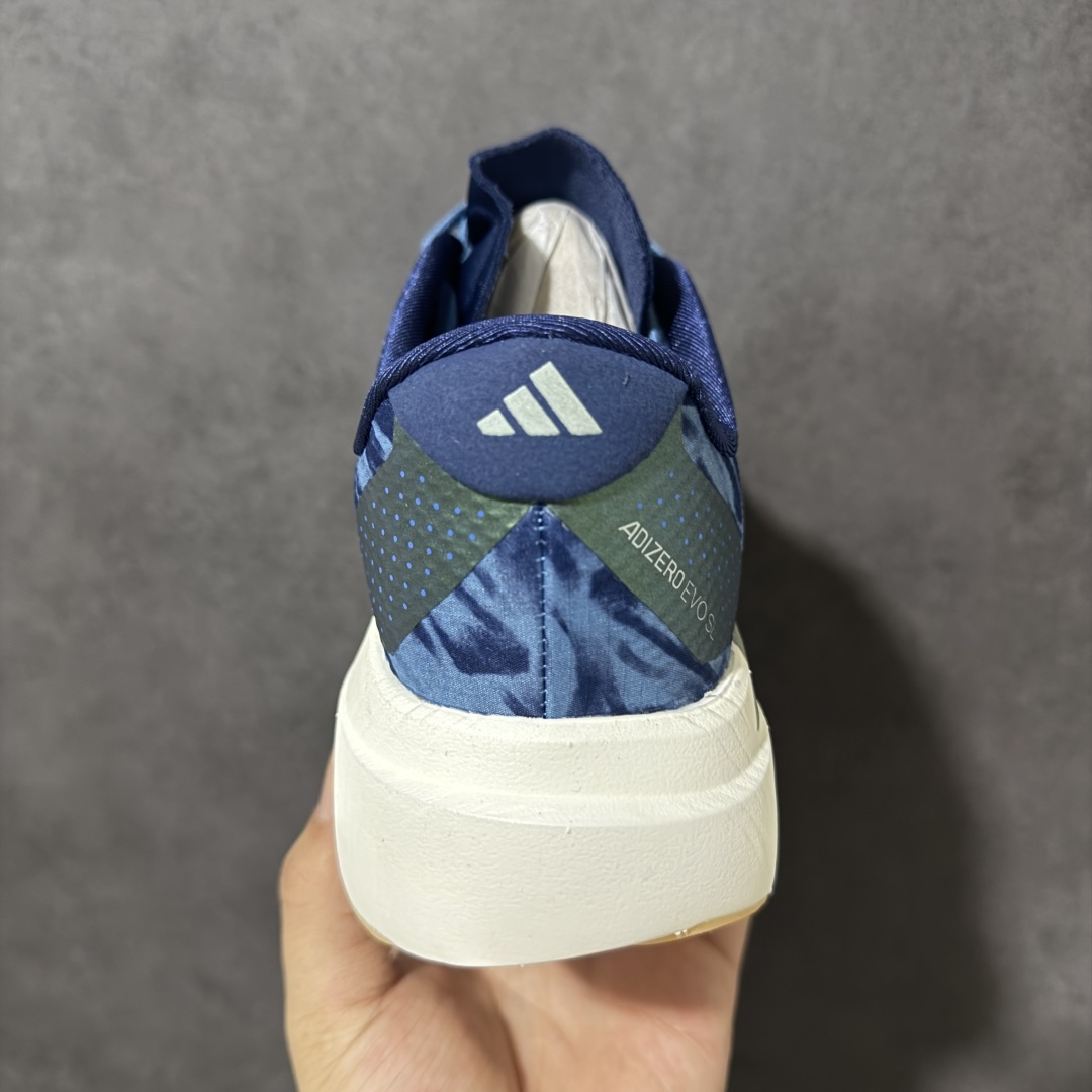 图片[4]-【公司级】Adidas Adizero Evo SL 阿迪超轻透气缓震跑鞋  #以令人难以置信的138克重量，刷新了跑鞋轻量化的记录，阿迪在材料科学和工艺技术上的深厚积累。  #全新鞋款采用Lightweight Upper材料，让穿着者几乎能够体验到一种\”裸足\”的感觉 货号：KI6926  尺码：36 36.5 37 38 38.5 39 40 40.5 41 42 42.5 43 44 44.5 45-选品中心