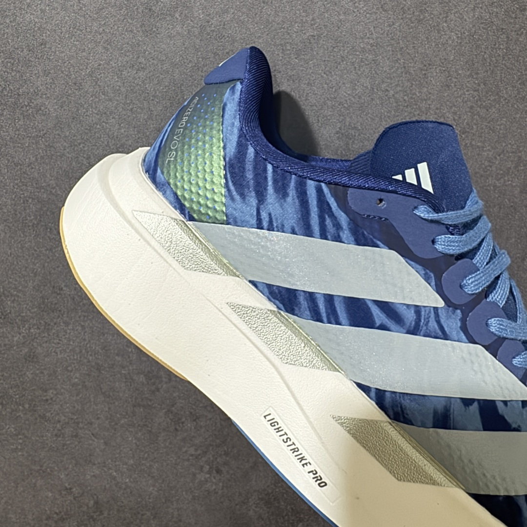 图片[7]-【公司级】Adidas Adizero Evo SL 阿迪超轻透气缓震跑鞋  #以令人难以置信的138克重量，刷新了跑鞋轻量化的记录，阿迪在材料科学和工艺技术上的深厚积累。  #全新鞋款采用Lightweight Upper材料，让穿着者几乎能够体验到一种\”裸足\”的感觉 货号：KI6926  尺码：36 36.5 37 38 38.5 39 40 40.5 41 42 42.5 43 44 44.5 45-选品中心