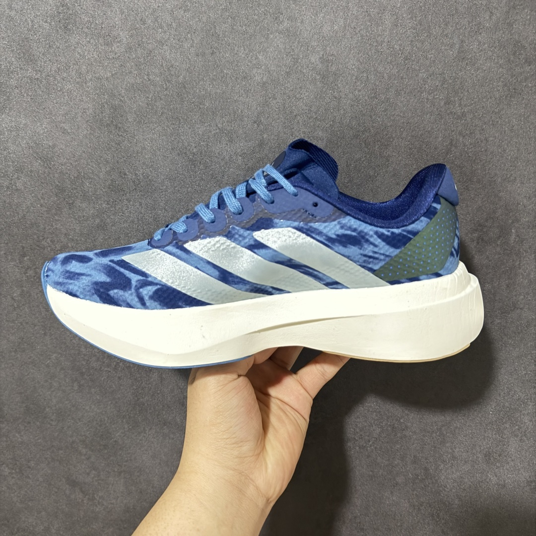 图片[2]-【公司级】Adidas Adizero Evo SL 阿迪超轻透气缓震跑鞋  #以令人难以置信的138克重量，刷新了跑鞋轻量化的记录，阿迪在材料科学和工艺技术上的深厚积累。  #全新鞋款采用Lightweight Upper材料，让穿着者几乎能够体验到一种\”裸足\”的感觉 货号：KI6926  尺码：36 36.5 37 38 38.5 39 40 40.5 41 42 42.5 43 44 44.5 45-选品中心
