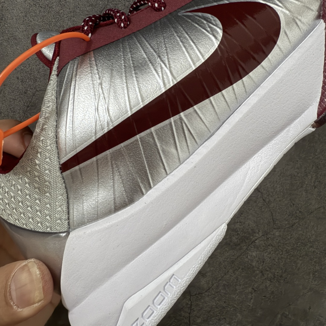图片[3]-【Star版本】NK Zoom Kobe ZK5 科比5代 银红 IM0557-001 完美复刻公司货 前掌超大Zoom Turbo气垫 后掌EVA缓震 真正的原汁原味 还原ZP脚感 全身鞋材卡料色独家定制 唯一正确喷漆工艺Swoosh 正确凹凸蛇鳞工艺 正确鞋面渐变效果 内全置真动飞态线 独立原厂模具 最大尺码达到48.5码 首批不拼图大几率过验 亲测已过 支持各种高强度实战 无需担心 上脚价 补货周期极长 脚宽建议买大半码 科比系列前掌偏窄 不影响二次销售 支持七天无理由退换 尺码：40 40.5 41 42 42.5 43 44 44.5 45 45.5 46 47.5 48.5-选品中心