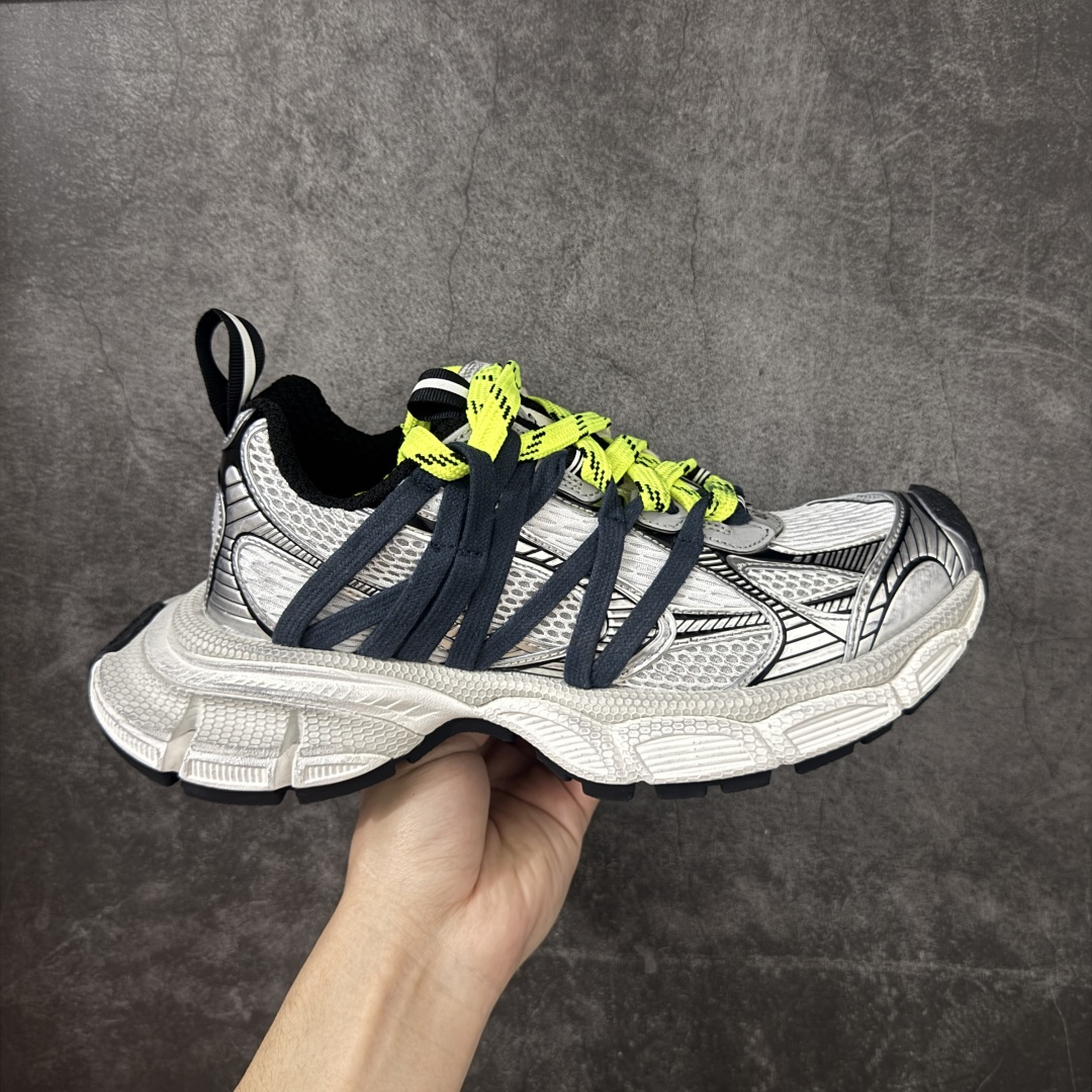 【VG纯原】Balenciaga巴黎世家 3XL 银黑双绑带蜘蛛侠 货号：863644 W3XTL 1177 尺码：35 36 37 38 39 40 41 42 43 44 45 46-选品中心