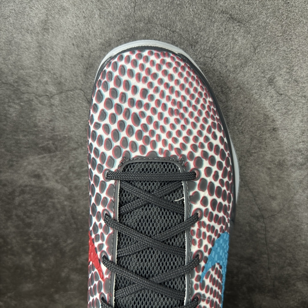 图片[5]-【GX纯原】Nike Kobe VI 科比6科比六 \” All-star \” 实战篮球鞋裸眼3D红蓝鸳鸯 IQ3902-002 完美复刻公司货 前掌超大Zoom Turbo气垫 后掌EVA缓震 真正的原汁原味 还原ZP脚感 全身鞋材卡料色独家定制 唯一正确喷漆工艺Swoosh 正确凹凸蛇鳞工艺 正确鞋面渐变效果 内全置真动飞态线 独立原厂模具 最大尺码达到48.5码 首批不拼图大几率过验 亲测已过 支持各种高强度实战 无需担心 上脚价 补货周期极长 脚宽建议买大半码 科比系列前掌偏窄 不影响二次销售 支持七天无理由退换 尺码：40 40.5 41 42 42.5 43 44 44.5 45 45.5 46 47.5 48.5 49.6 50.5-选品中心