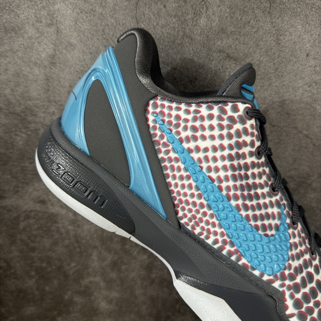 图片[7]-【GX纯原】Nike Kobe VI 科比6科比六 \” All-star \” 实战篮球鞋裸眼3D红蓝鸳鸯 IQ3902-002 完美复刻公司货 前掌超大Zoom Turbo气垫 后掌EVA缓震 真正的原汁原味 还原ZP脚感 全身鞋材卡料色独家定制 唯一正确喷漆工艺Swoosh 正确凹凸蛇鳞工艺 正确鞋面渐变效果 内全置真动飞态线 独立原厂模具 最大尺码达到48.5码 首批不拼图大几率过验 亲测已过 支持各种高强度实战 无需担心 上脚价 补货周期极长 脚宽建议买大半码 科比系列前掌偏窄 不影响二次销售 支持七天无理由退换 尺码：40 40.5 41 42 42.5 43 44 44.5 45 45.5 46 47.5 48.5 49.6 50.5-选品中心