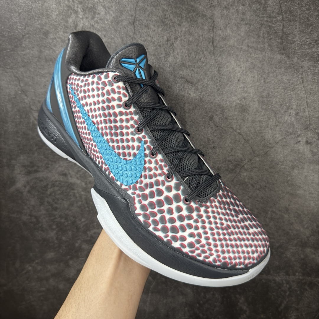 图片[3]-【GX纯原】Nike Kobe VI 科比6科比六 \” All-star \” 实战篮球鞋裸眼3D红蓝鸳鸯 IQ3902-002 完美复刻公司货 前掌超大Zoom Turbo气垫 后掌EVA缓震 真正的原汁原味 还原ZP脚感 全身鞋材卡料色独家定制 唯一正确喷漆工艺Swoosh 正确凹凸蛇鳞工艺 正确鞋面渐变效果 内全置真动飞态线 独立原厂模具 最大尺码达到48.5码 首批不拼图大几率过验 亲测已过 支持各种高强度实战 无需担心 上脚价 补货周期极长 脚宽建议买大半码 科比系列前掌偏窄 不影响二次销售 支持七天无理由退换 尺码：40 40.5 41 42 42.5 43 44 44.5 45 45.5 46 47.5 48.5 49.6 50.5-选品中心