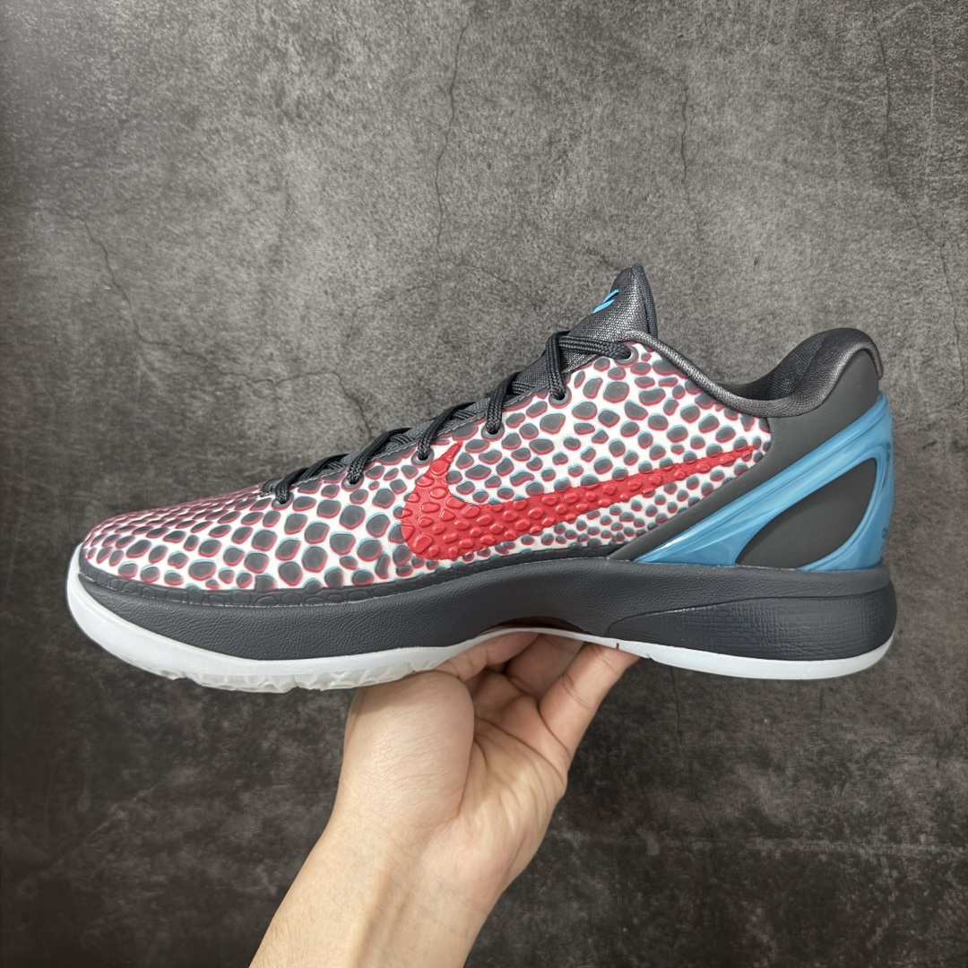 图片[2]-【GX纯原】Nike Kobe VI 科比6科比六 \” All-star \” 实战篮球鞋裸眼3D红蓝鸳鸯 IQ3902-002 完美复刻公司货 前掌超大Zoom Turbo气垫 后掌EVA缓震 真正的原汁原味 还原ZP脚感 全身鞋材卡料色独家定制 唯一正确喷漆工艺Swoosh 正确凹凸蛇鳞工艺 正确鞋面渐变效果 内全置真动飞态线 独立原厂模具 最大尺码达到48.5码 首批不拼图大几率过验 亲测已过 支持各种高强度实战 无需担心 上脚价 补货周期极长 脚宽建议买大半码 科比系列前掌偏窄 不影响二次销售 支持七天无理由退换 尺码：40 40.5 41 42 42.5 43 44 44.5 45 45.5 46 47.5 48.5 49.6 50.5-选品中心