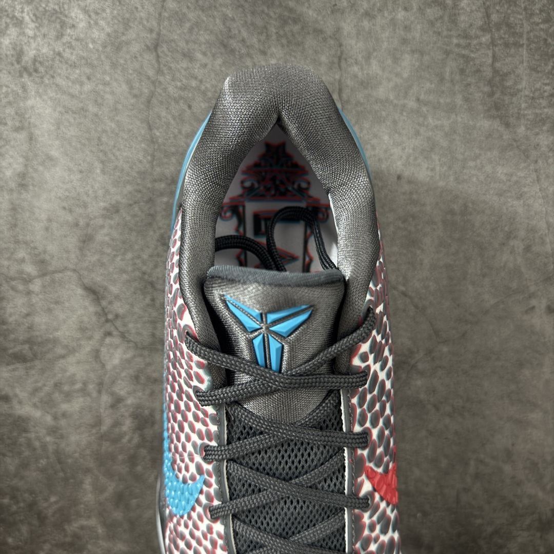 图片[8]-【GX纯原】Nike Kobe VI 科比6科比六 \” All-star \” 实战篮球鞋裸眼3D红蓝鸳鸯 IQ3902-002 完美复刻公司货 前掌超大Zoom Turbo气垫 后掌EVA缓震 真正的原汁原味 还原ZP脚感 全身鞋材卡料色独家定制 唯一正确喷漆工艺Swoosh 正确凹凸蛇鳞工艺 正确鞋面渐变效果 内全置真动飞态线 独立原厂模具 最大尺码达到48.5码 首批不拼图大几率过验 亲测已过 支持各种高强度实战 无需担心 上脚价 补货周期极长 脚宽建议买大半码 科比系列前掌偏窄 不影响二次销售 支持七天无理由退换 尺码：40 40.5 41 42 42.5 43 44 44.5 45 45.5 46 47.5 48.5 49.6 50.5-选品中心