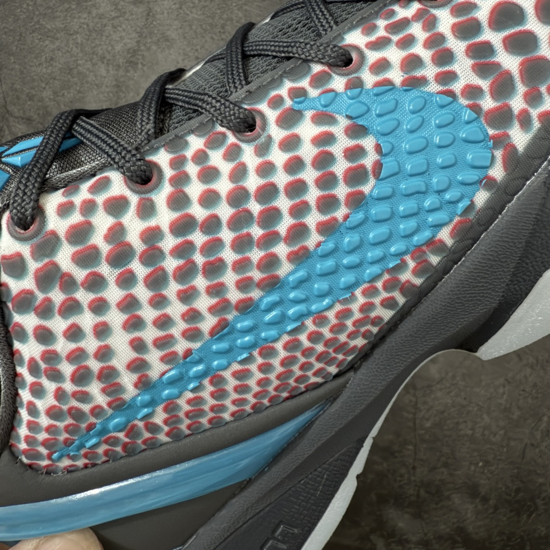 图片[4]-【GX纯原】Nike Kobe VI 科比6科比六 \” All-star \” 实战篮球鞋裸眼3D红蓝鸳鸯 IQ3902-002 完美复刻公司货 前掌超大Zoom Turbo气垫 后掌EVA缓震 真正的原汁原味 还原ZP脚感 全身鞋材卡料色独家定制 唯一正确喷漆工艺Swoosh 正确凹凸蛇鳞工艺 正确鞋面渐变效果 内全置真动飞态线 独立原厂模具 最大尺码达到48.5码 首批不拼图大几率过验 亲测已过 支持各种高强度实战 无需担心 上脚价 补货周期极长 脚宽建议买大半码 科比系列前掌偏窄 不影响二次销售 支持七天无理由退换 尺码：40 40.5 41 42 42.5 43 44 44.5 45 45.5 46 47.5 48.5 49.6 50.5-选品中心