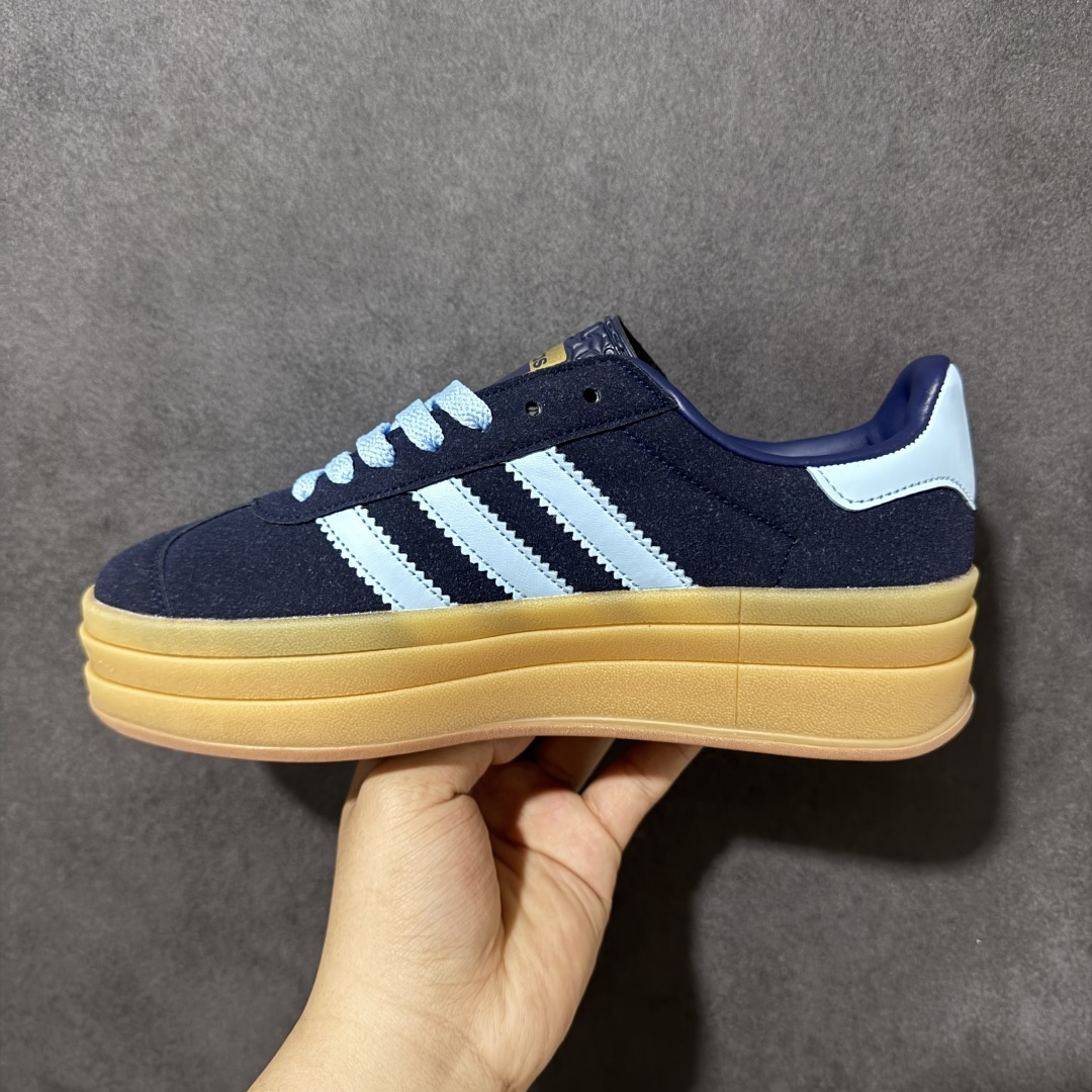 图片[2]-【公司级】阿迪达斯/三叶草阿迪达斯Adidas Originals Gazelle Bold W “Year of the Snake”羚羊松糕系列复古百搭厚底增高低帮休闲运动板鞋 升级原楦原纸版开发版型，采用翻毛皮组合蛇纹纤维革鞋面材质，外置加厚橡胶大底 货号：IH6786 尺码：35-42半-选品中心