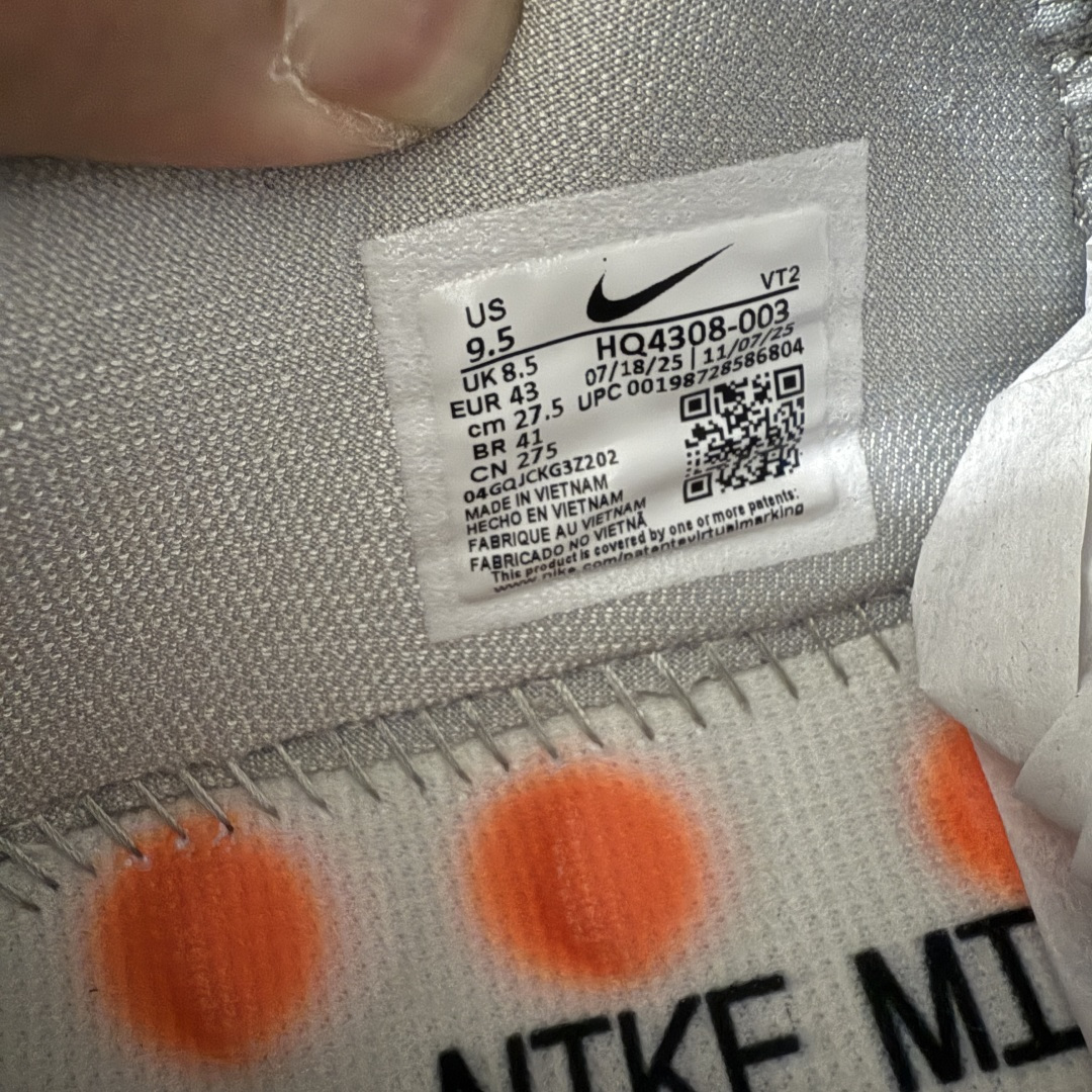 图片[7]-【Top纯原版】Nike Mind 002 耐克 舒适柔软 科技训练鞋 市场唯一正确版本 原材料 正确渐变色大底 1：1还原 真半码 鞋面采用穿孔透气织物材质 鞋底22个独立泡棉节点 科技感满满 作为耐克首款结合神经科学研发的鞋款 它最大的设计在于鞋底 鞋底嵌有22个独立泡棉节点 上脚后能有效刺激足底触觉 搭配吸睛的外观 适合在运动后松时穿着 带来独特体验 货号：HQ4308-003 尺码：36-46含半码-选品中心