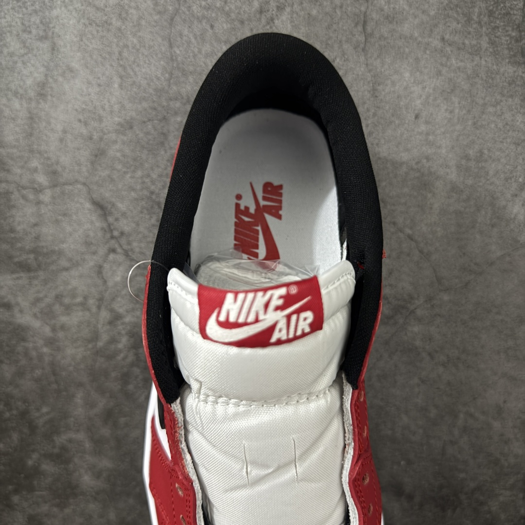 图片[8]-【原厂版】Air Jordan 1 Low og AJ1乔1低帮男子文化篮球鞋 白红芝加哥 HQ6998-600 超级强悍品质 可对比市场各大纯原版本 专业aj大厂出品 对细节的把控毋庸置疑 材料也是用最接近原鞋的头层皮料 所有地方都没有做到减配 原厂鞋楦打造完美鞋型 整体鞋型以及后跟做的弧度做的非常好 鞋带为原厂打蜡鞋带 粗细程度同步原鞋 裁片清洁度到位 无明显瑕疵毛边 免修产品 正确针车 该重针 该有尖角的地方都有做到 鞋价格非常香 转手可闭眼卖高价 到手各位就知道货有多好 绝对秒杀一切同价格货品 尺码：36-47.5-选品中心