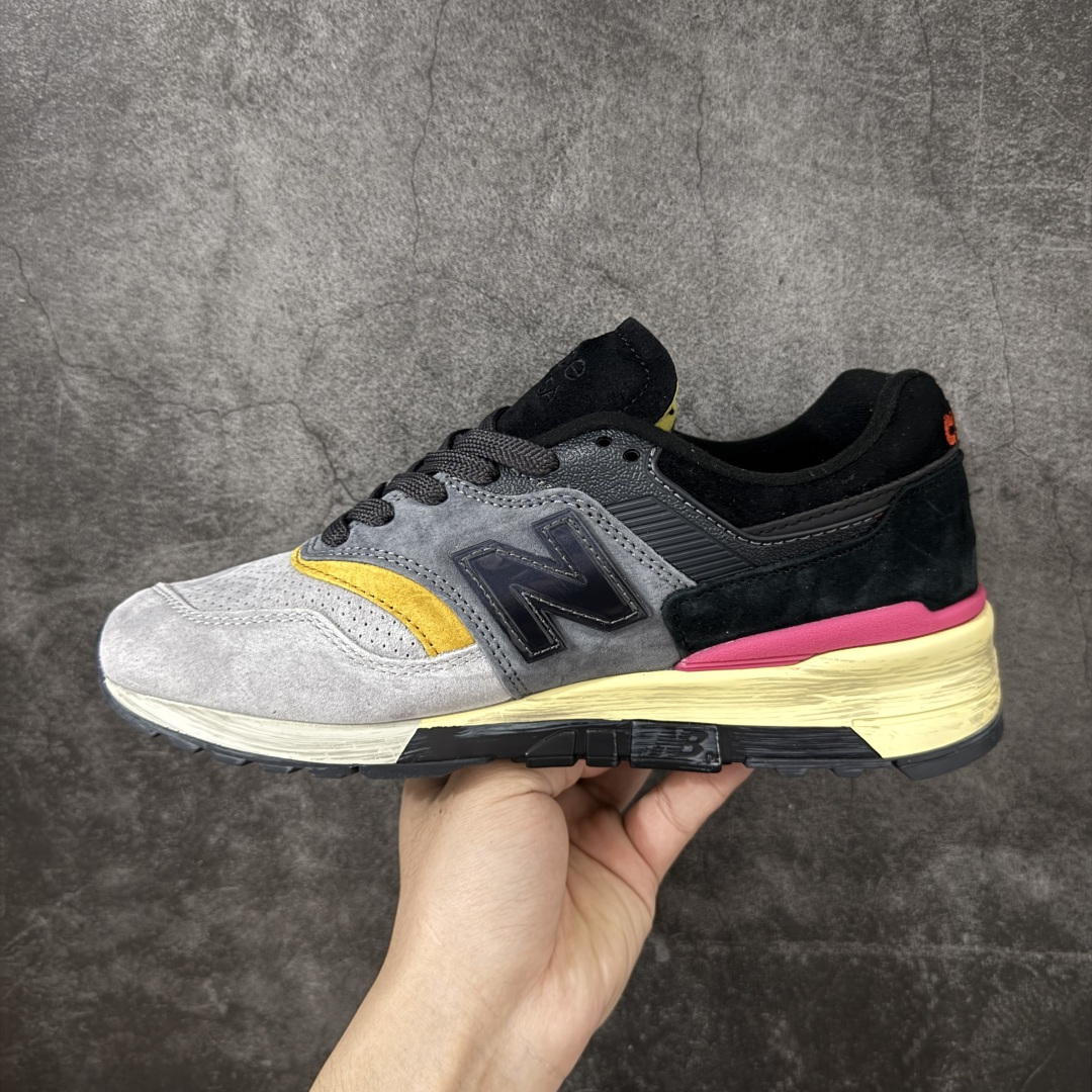 图片[2]-【纯原K版】CNCPTS x New Balance NB997 Montage 舒适贴合跑步鞋 男款 蓝黑 U997CNP 美潮高端原装原装套楦 真正的正品修长鞋型 早期外围实体充正案例无数 外贸客户指定订单 前后掌分段组合大底 内置科技软底 缓震效果极佳日系潮人必备款 尺码同步专柜 尺码：39.5 40 40.5 41.5 42 42.5 43 44-选品中心