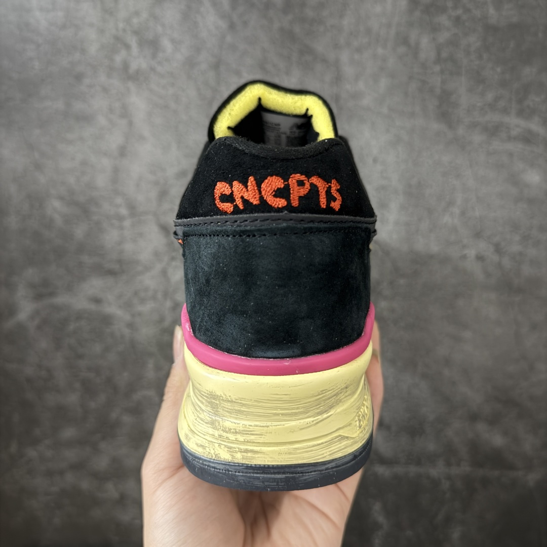 图片[4]-【纯原K版】CNCPTS x New Balance NB997 Montage 舒适贴合跑步鞋 男款 蓝黑 U997CNP 美潮高端原装原装套楦 真正的正品修长鞋型 早期外围实体充正案例无数 外贸客户指定订单 前后掌分段组合大底 内置科技软底 缓震效果极佳日系潮人必备款 尺码同步专柜 尺码：39.5 40 40.5 41.5 42 42.5 43 44-选品中心