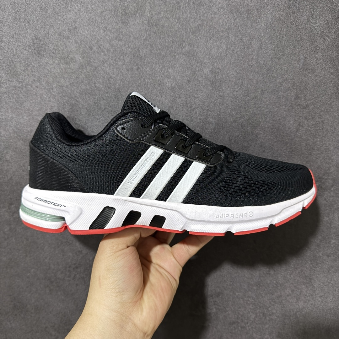 【公司级】阿迪达斯ADIDAS EQUIPMENT 10 经典跑鞋 该款鞋面依旧以优质尼龙面料打造，透气舒适，中底adiPRENE科技提供良好的缓震效果，TORSION SYSTEM系统和FORMOTION后跟系统确保了鞋子的稳定性，增强了跑动时的保护 货号：FW9970 尺码：40-45-选品中心