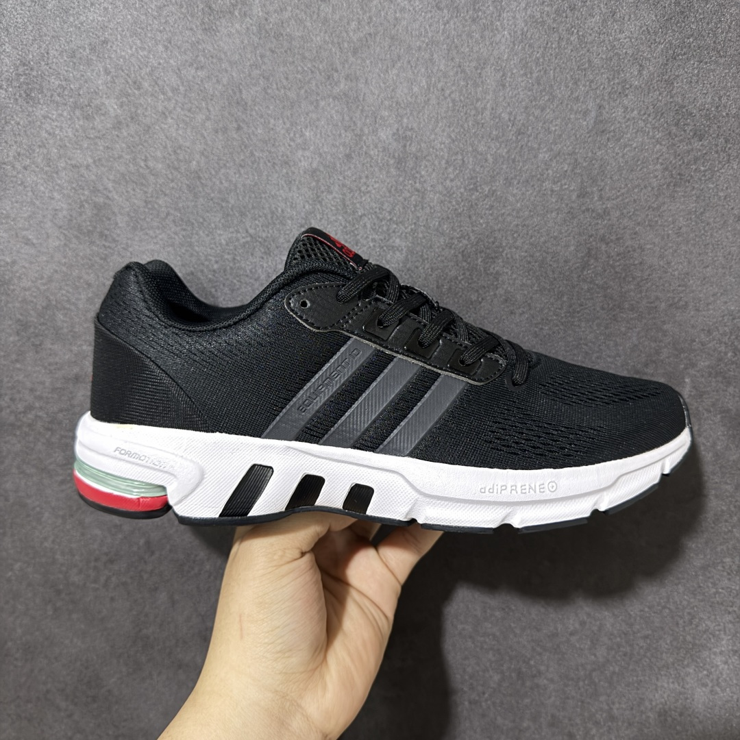 【公司级】阿迪达斯ADIDAS EQUIPMENT 10 经典跑鞋 该款鞋面依旧以优质尼龙面料打造，透气舒适，中底adiPRENE科技提供良好的缓震效果，TORSION SYSTEM系统和FORMOTION后跟系统确保了鞋子的稳定性，增强了跑动时的保护 货号：EG8989 尺码：40-45-选品中心