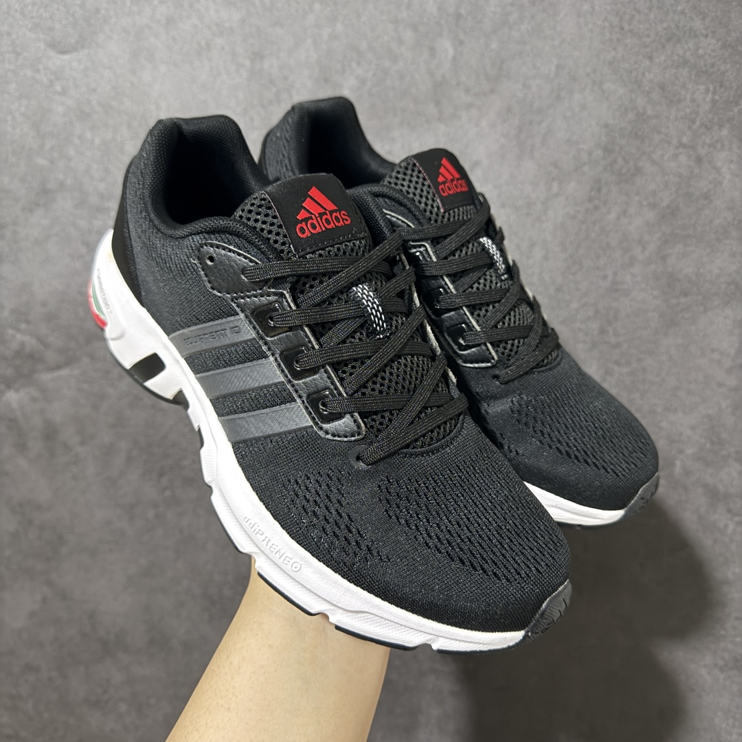 【公司级】阿迪达斯ADIDAS EQUIPMENT 10 经典跑鞋 该款鞋面依旧以优质尼龙面料打造，透气舒适，中底adiPRENE科技提供良好的缓震效果，TORSION SYSTEM系统和FORMOTION后跟系统确保了鞋子的稳定性，增强了跑动时的保护 货号：EG8989 尺码：40-45-选品中心