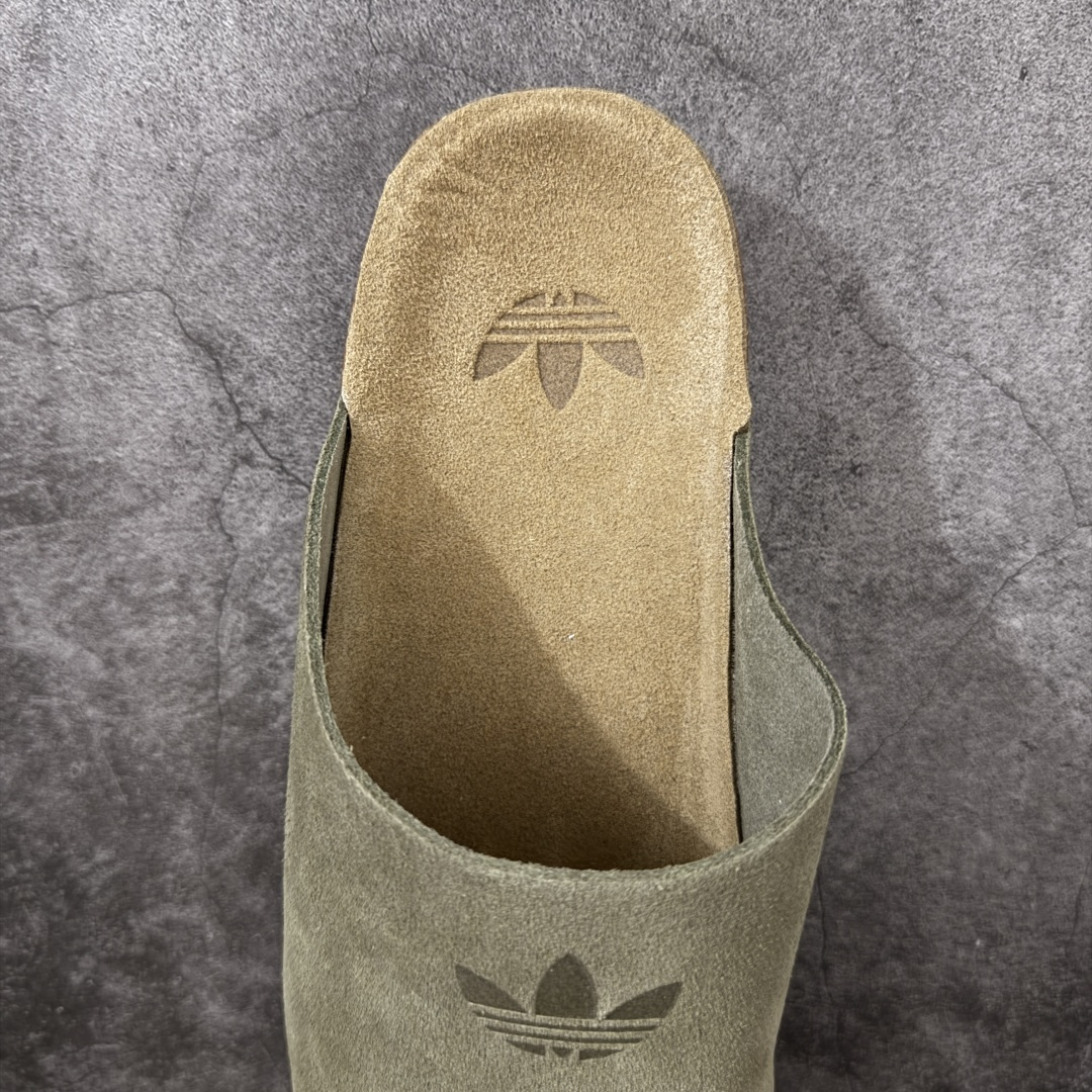图片[8]-【神版】adidas originals Adimule 阿迪勃肯 绿色 舒适百搭 防磨包头一脚蹬拖鞋 货号：IH6907 尺码：35.5-45半码-选品中心