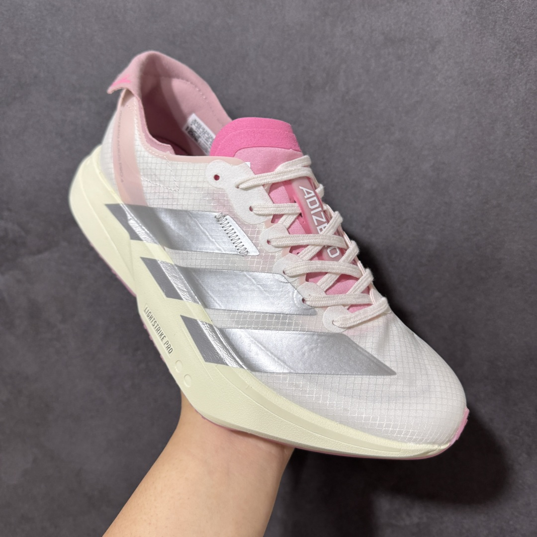 图片[3]-【公司级】Adidas Adizero Adios Pro 4 M马拉松飞线贾卡轻质透气休闲运动跑步鞋 采用双层透气网纱 Flywire动态飞线绑缚鞋面材质 内置Zoom小气垫装置 货号：JQ4445 尺码：36 36.5 37 38 38.5 39 40 40.5 41 42 42.5 43 44 45 46-选品中心