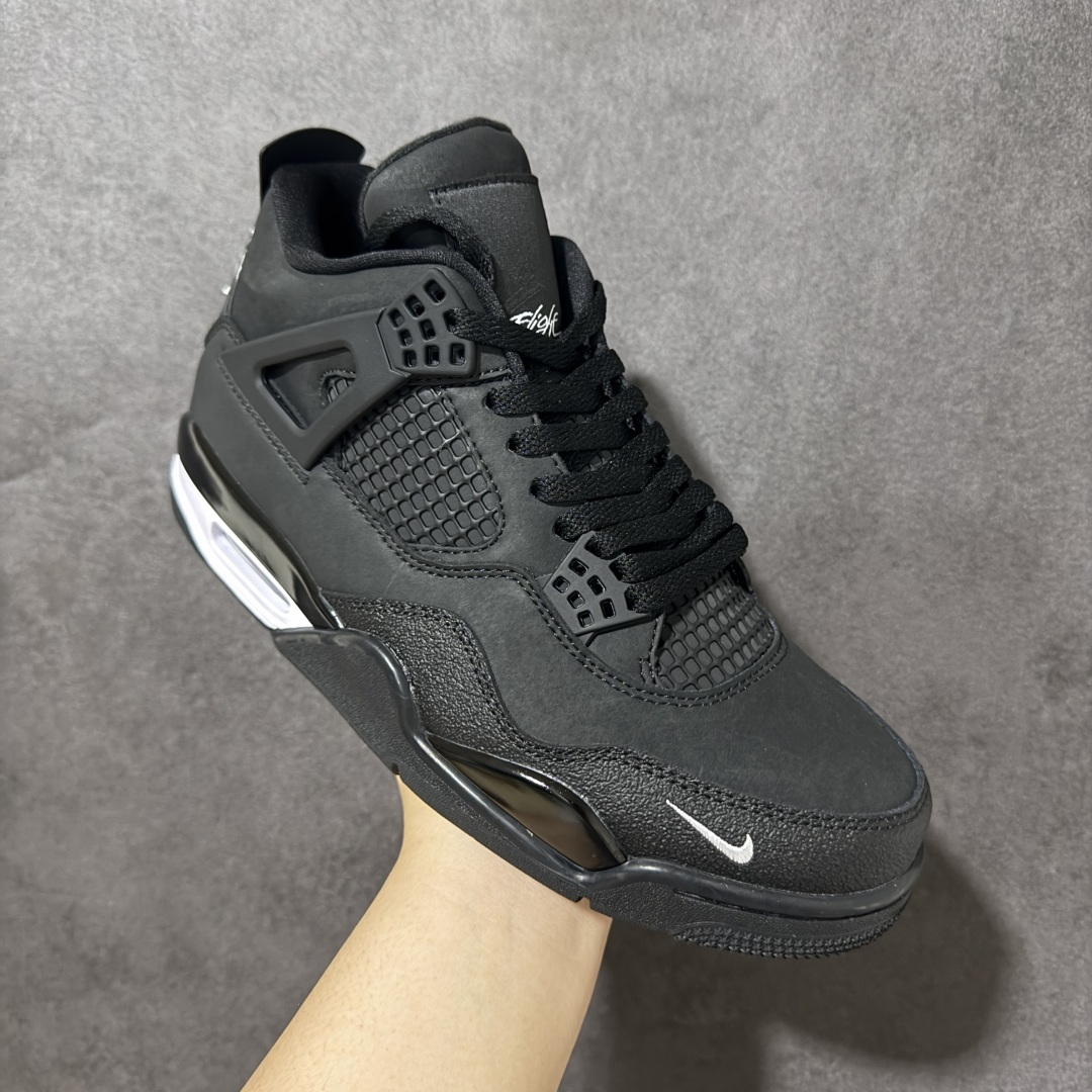 图片[3]-【公司级】Air Jordan AJ4 Retro 原楦原纸板同源开发 完美呈现乔4的版型 内侧正确双色网格 还原细节 正确气垫颜色 正确网格工艺 正确拉帮工艺 全鞋原装材料制作 原档案原模具打造 货号：HF4340-001 尺码：36-46带半码-选品中心
