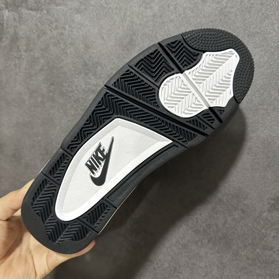 图片[9]-【公司级】Air Jordan AJ4 Retro 原楦原纸板同源开发 完美呈现乔4的版型 内侧正确双色网格 还原细节 正确气垫颜色 正确网格工艺 正确拉帮工艺 全鞋原装材料制作 原档案原模具打造 货号：HF4340-001 尺码：36-46带半码-选品中心