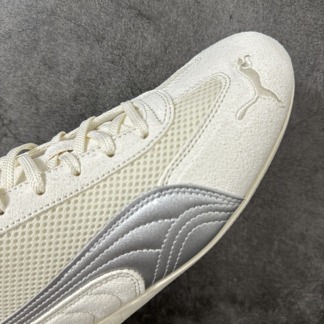 图片[6]-【渠道纯原版】Puma Speedcat OG Sparco 彪马罗马阿莫尔系列 复古运动休闲赛车跑鞋 403902 01 目前市场最优版本 无论是版型 细节 烫金走线 完全碾压市场任意版本 欢迎对比🆚 工厂耗时3个月开发 原装档案原数据纸版楦型 采用固色翻毛皮鞋面材质(正确二次成型\’猛帮\’成型工艺🆚区别市面版本!!) 外置原数据开发轻量耐磨橡胶大底💪🏻 全球知名运动品牌PUMA宝马赛车系列 融合了宝马车队的标志性配色 以趣味十足又前卫复古的设计引领潮流 将赛道精神融入街头时尚 开启前卫竞速之旅 主打前卫复古风 Roma鞋款的鞋侧以复古的流线造型 缀以宝马经典Logo 巧妙吸睛 而Speedcat鞋款以亮眼三色条纹元素缀以舒适鞋面 赋予了独特的个性美学 演绎赛车的无尽能量 尺码：35.5-45-选品中心