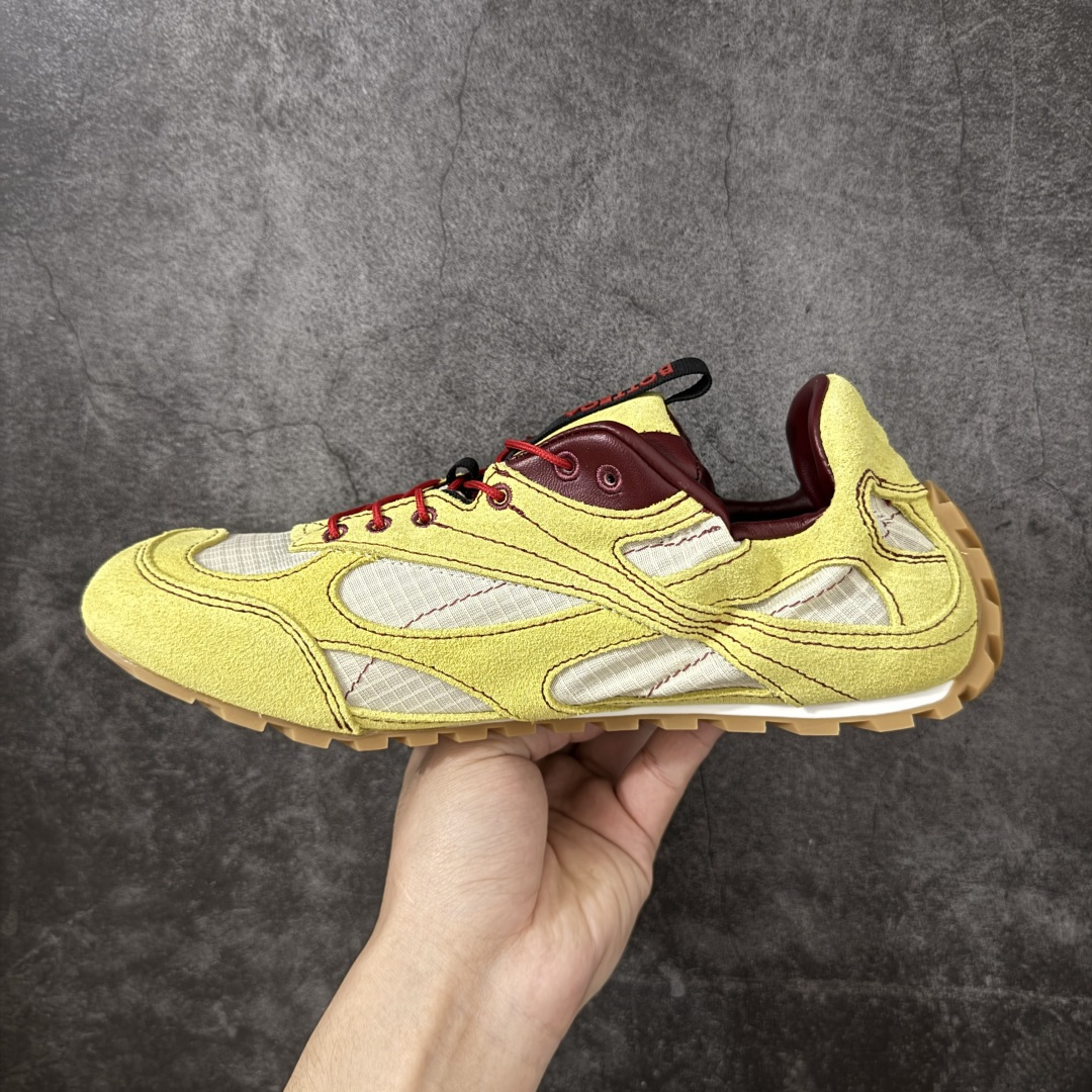 图片[2]-【纯原S版】BOTTEGA VENETA Orbit Runner BV葆蝶家时尚休闲王一博同款老爹鞋运动鞋 原版开发 一比一打造 相似度百分之99以上 市场一梯队级别品质 区别市场任何标文顶级品质版本 采用轻质科技网布面料 搭配几何图案设计橡胶外底 王炸系列 高版本 认准套包工艺 实际增高很多哦 还是一样显腿细非常nice 耐玩耐造 对标对版 套包鞋工艺 认准高版本 大底选用拼色TPU大底 配置原版包装 尺码：36 37 38 39 40 41 42 43 44 45 46 47-选品中心