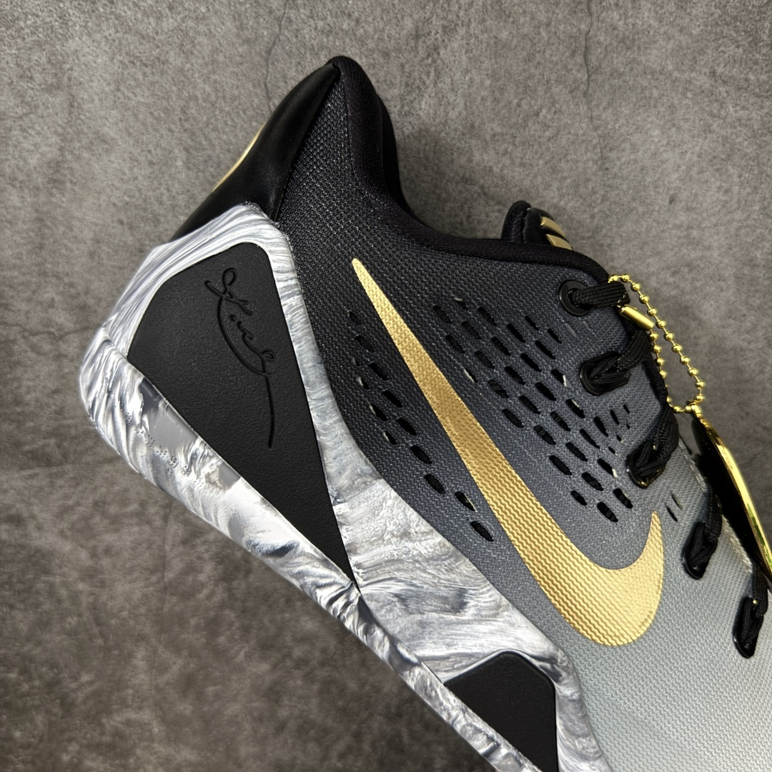 图片[7]-【GX绿x版本】Nike Kobe 9 Elite Low Protro Gigi黑白色 科比九代 货号：FZ7333-002 完美复刻公司货 React科技鞋垫加持 实战配置直接拉满 原楦纸板开发 鞋身流线型、后跟塑形 区分土肥圆 原厂针织鞋面一针一线匹配原版 全身鞋材卡料色独家定制 唯一万针立体刺绣SWOOSH 真实底模最大50.5 实战利器 专供海外市场 独立原厂模具 首批不拼图大几率过验 亲测已过 支持各种高强度实战 无需担心 补货周期极长 脚宽建议买大半码 科比系列前掌偏窄 支持七天无理由退换 尺码： 40 40.5 41 42 42.5 43 44 44.5 45 46 47.5 48.5-选品中心
