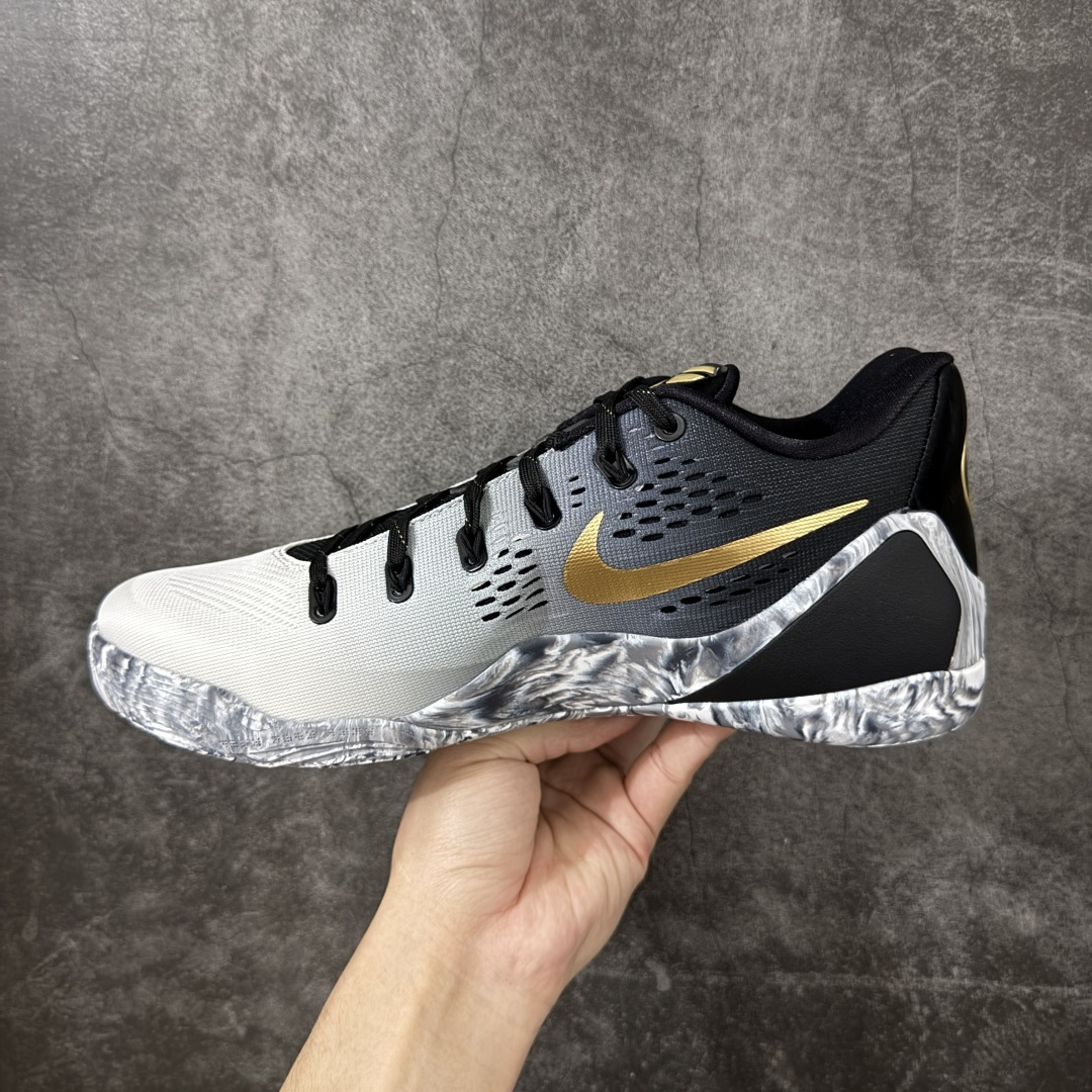 图片[2]-【GX绿x版本】Nike Kobe 9 Elite Low Protro Gigi黑白色 科比九代 货号：FZ7333-002 完美复刻公司货 React科技鞋垫加持 实战配置直接拉满 原楦纸板开发 鞋身流线型、后跟塑形 区分土肥圆 原厂针织鞋面一针一线匹配原版 全身鞋材卡料色独家定制 唯一万针立体刺绣SWOOSH 真实底模最大50.5 实战利器 专供海外市场 独立原厂模具 首批不拼图大几率过验 亲测已过 支持各种高强度实战 无需担心 补货周期极长 脚宽建议买大半码 科比系列前掌偏窄 支持七天无理由退换 尺码： 40 40.5 41 42 42.5 43 44 44.5 45 46 47.5 48.5-选品中心