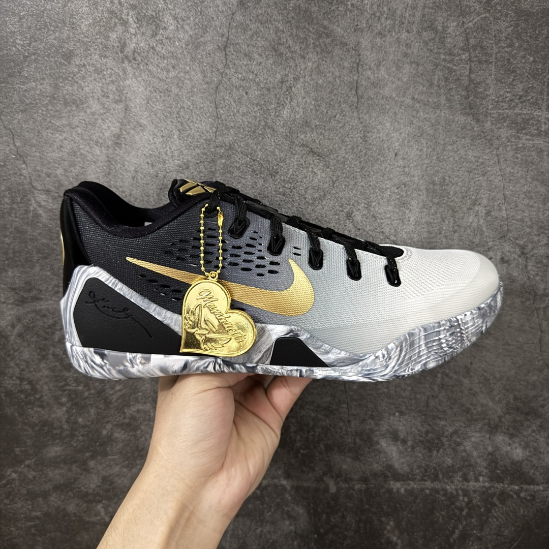 【GX绿x版本】Nike Kobe 9 Elite Low Protro Gigi黑白色 科比九代 货号：FZ7333-002 完美复刻公司货 React科技鞋垫加持 实战配置直接拉满 原楦纸板开发 鞋身流线型、后跟塑形 区分土肥圆 原厂针织鞋面一针一线匹配原版 全身鞋材卡料色独家定制 唯一万针立体刺绣SWOOSH 真实底模最大50.5 实战利器 专供海外市场 独立原厂模具 首批不拼图大几率过验 亲测已过 支持各种高强度实战 无需担心 补货周期极长 脚宽建议买大半码 科比系列前掌偏窄 支持七天无理由退换 尺码： 40 40.5 41 42 42.5 43 44 44.5 45 46 47.5 48.5-选品中心