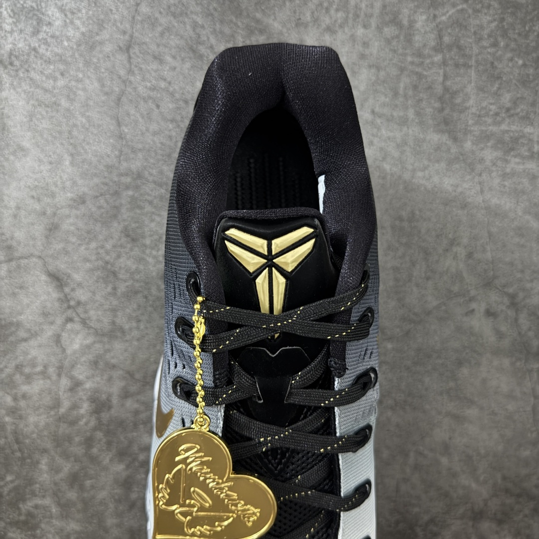图片[8]-【GX绿x版本】Nike Kobe 9 Elite Low Protro Gigi黑白色 科比九代 货号：FZ7333-002 完美复刻公司货 React科技鞋垫加持 实战配置直接拉满 原楦纸板开发 鞋身流线型、后跟塑形 区分土肥圆 原厂针织鞋面一针一线匹配原版 全身鞋材卡料色独家定制 唯一万针立体刺绣SWOOSH 真实底模最大50.5 实战利器 专供海外市场 独立原厂模具 首批不拼图大几率过验 亲测已过 支持各种高强度实战 无需担心 补货周期极长 脚宽建议买大半码 科比系列前掌偏窄 支持七天无理由退换 尺码： 40 40.5 41 42 42.5 43 44 44.5 45 46 47.5 48.5-选品中心