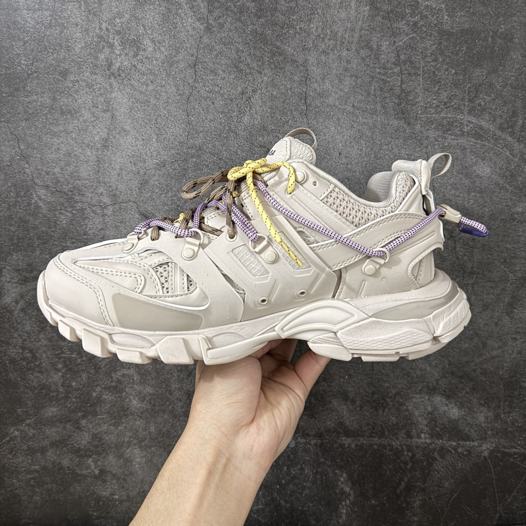 图片[2]-【OK纯原版本】Balenciaga 巴黎世家 Track Sneaker 巴黎世家三代绑带款 户外概念复古老爹鞋 老牌大厂OK版本出品 专柜同步包装 原装大盒 细节精准对位官方 私模组合大底 从里到外 最大尺度还原官方ZP 尺码：35 36 37 38 39 40 41 42 43 44 45 46-选品中心