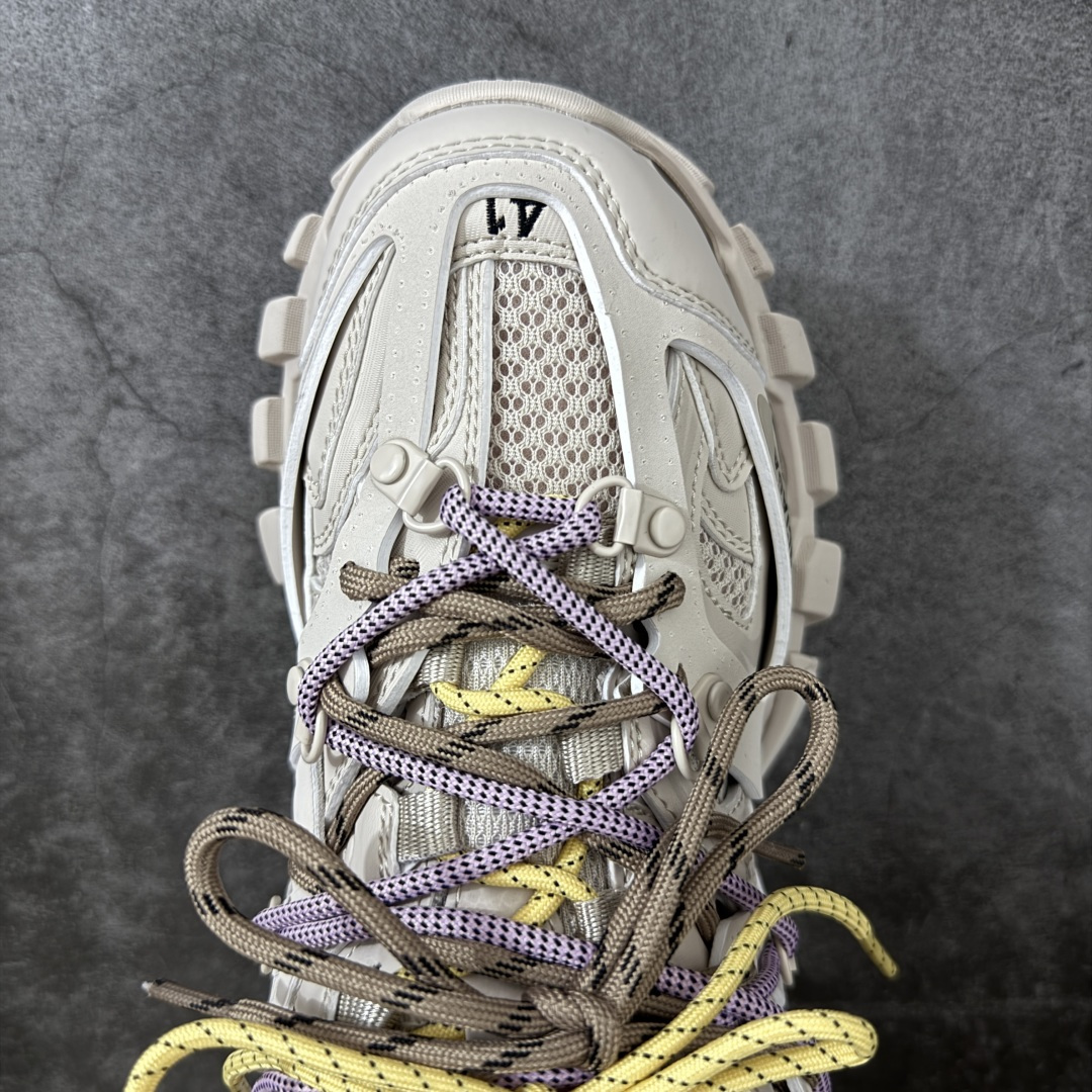 图片[5]-【OK纯原版本】Balenciaga 巴黎世家 Track Sneaker 巴黎世家三代绑带款 户外概念复古老爹鞋 老牌大厂OK版本出品 专柜同步包装 原装大盒 细节精准对位官方 私模组合大底 从里到外 最大尺度还原官方ZP 尺码：35 36 37 38 39 40 41 42 43 44 45 46-选品中心