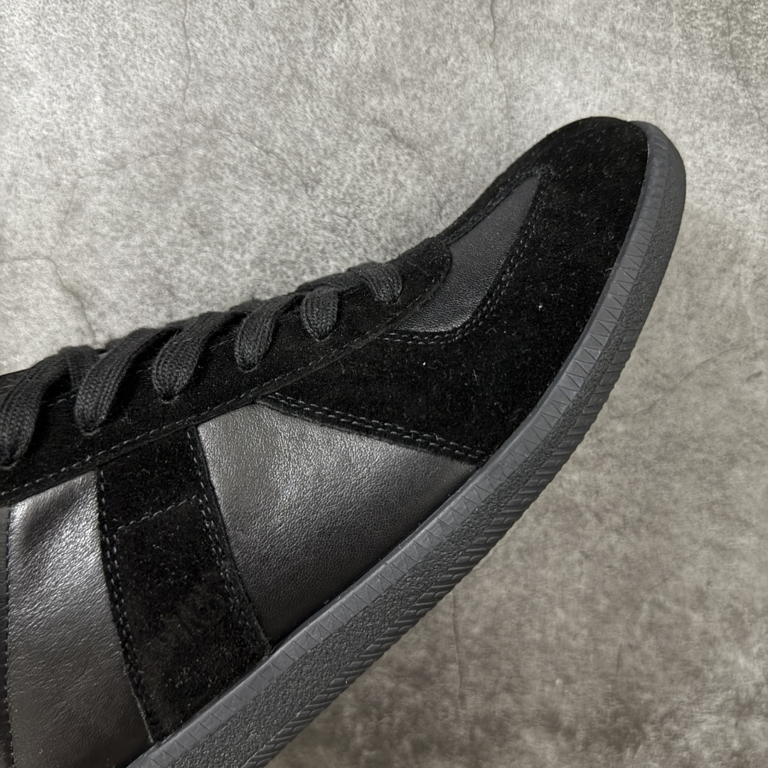 图片[6]-【顶级毒版】Maison Margiela MM6梅森马吉拉 Calfskin Replica 复古 德训 时尚板鞋 男女款 黑色 网红单品 高端外贸 平台零售专供批次 全头层软牛皮鞋面 头层羊皮内里 乳胶鞋垫 中底钢印 原版织唛 尺码：35-45 含半码-选品中心