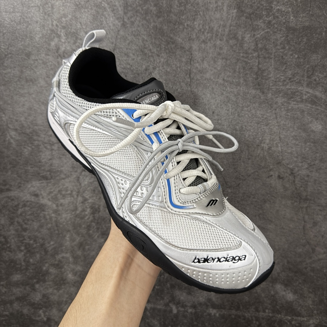 图片[3]-【XA版本】Balenciaga巴黎世家 Radar 圆头系带 做旧效果 低帮 生活休闲鞋 银色 巴黎世家25代 轻薄款经典黑出货 这个非常适合春夏季 很薄很轻 摆脱了巴黎世家往昔那种笨重的观念 尺码：35-46-选品中心