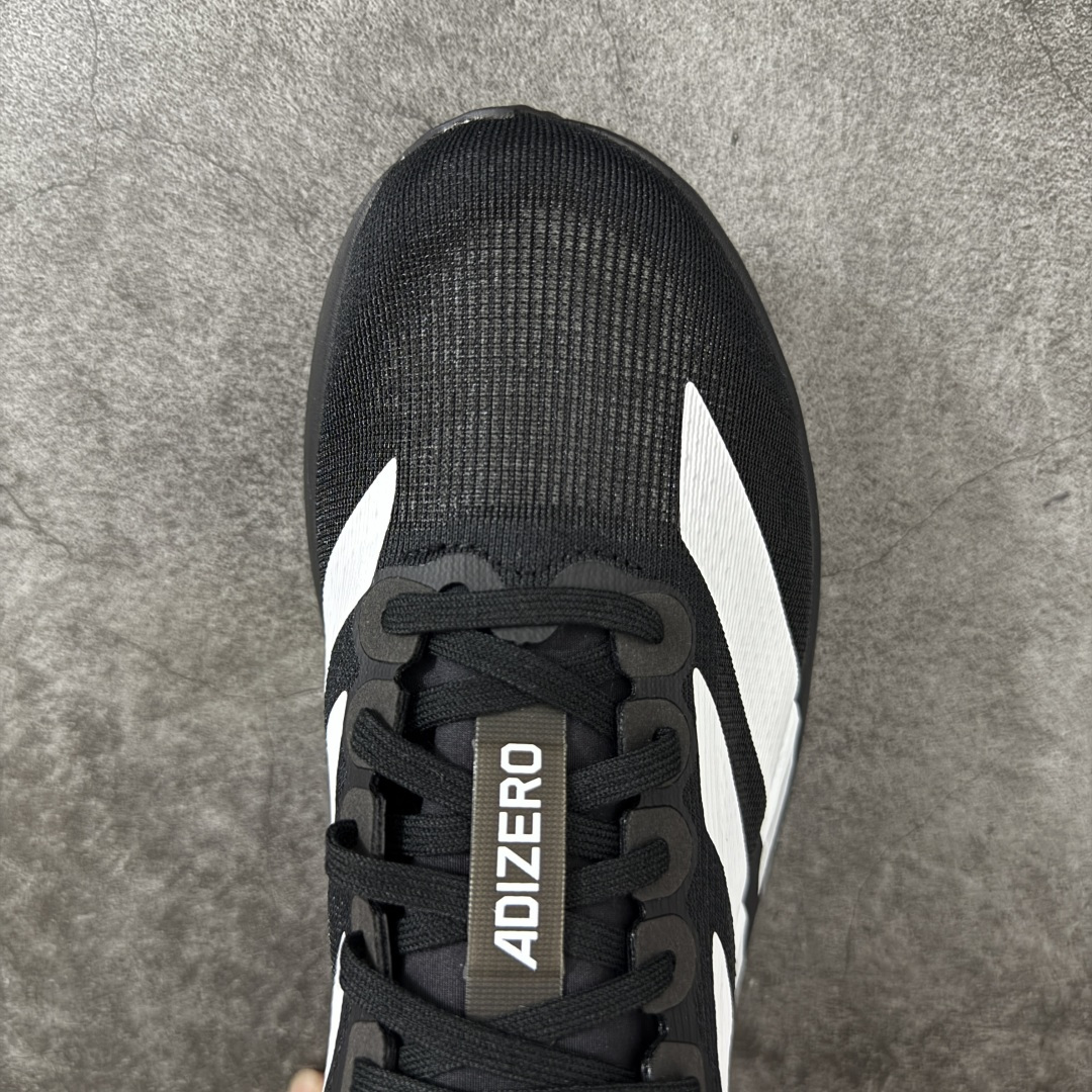 图片[5]-【XE版本】Adidas Adizero EVO SL 马拉松竞速专业跑鞋 市场最强版出货 原材料 内置碳板 原厂网纱潮流 超临界发泡大底 脚感软弹度与原版几乎无差别 细节目前市场最接近原版品质 外贸专供 最大做到48码 此款针织网面非常轻薄 纤维间的缝隙很大 可以保证跑步时的透气、排汗效果 鞋舌直接与两侧的内衬和鞋底连接在一起 在跑步过程中不会被鞋舌的左右移动所困扰 在标准鞋带孔的基础上再拓宽一组鞋带孔 适合不同脚型的需求 突破性 EnergyRods 技术，有助于跑者实现更好的成绩 中底独特的LIGHTSTRIKE PRO泡棉材质 微弹感觉在跑步过程中给予了良好的支撑体验 对于顶级精英和高水平进阶跑者来说 ADIOS PRO是一双值得信赖的竞速比赛用鞋 货号：JP7149 尺码：36-48-选品中心