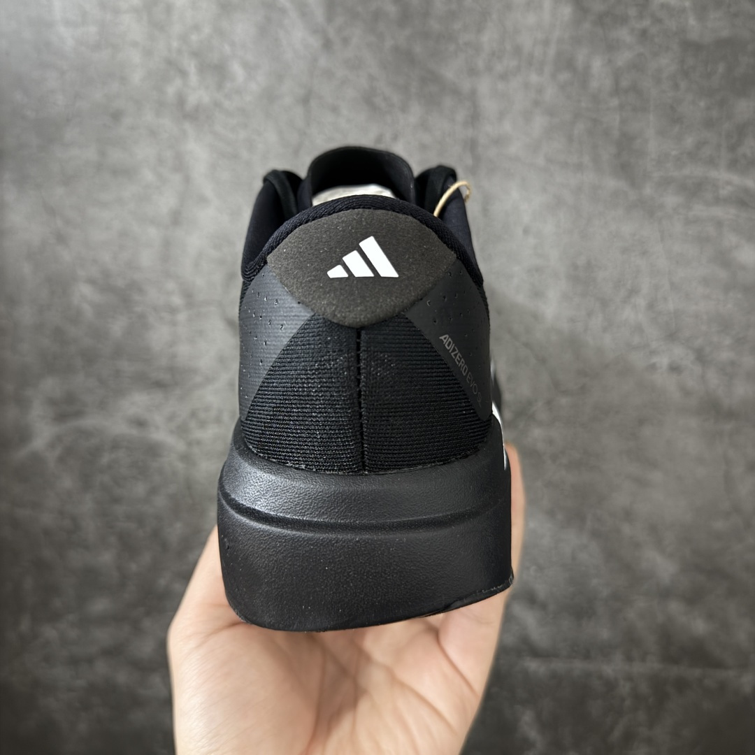 图片[4]-【XE版本】Adidas Adizero EVO SL 马拉松竞速专业跑鞋 市场最强版出货 原材料 内置碳板 原厂网纱潮流 超临界发泡大底 脚感软弹度与原版几乎无差别 细节目前市场最接近原版品质 外贸专供 最大做到48码 此款针织网面非常轻薄 纤维间的缝隙很大 可以保证跑步时的透气、排汗效果 鞋舌直接与两侧的内衬和鞋底连接在一起 在跑步过程中不会被鞋舌的左右移动所困扰 在标准鞋带孔的基础上再拓宽一组鞋带孔 适合不同脚型的需求 突破性 EnergyRods 技术，有助于跑者实现更好的成绩 中底独特的LIGHTSTRIKE PRO泡棉材质 微弹感觉在跑步过程中给予了良好的支撑体验 对于顶级精英和高水平进阶跑者来说 ADIOS PRO是一双值得信赖的竞速比赛用鞋 货号：JP7149 尺码：36-48-选品中心